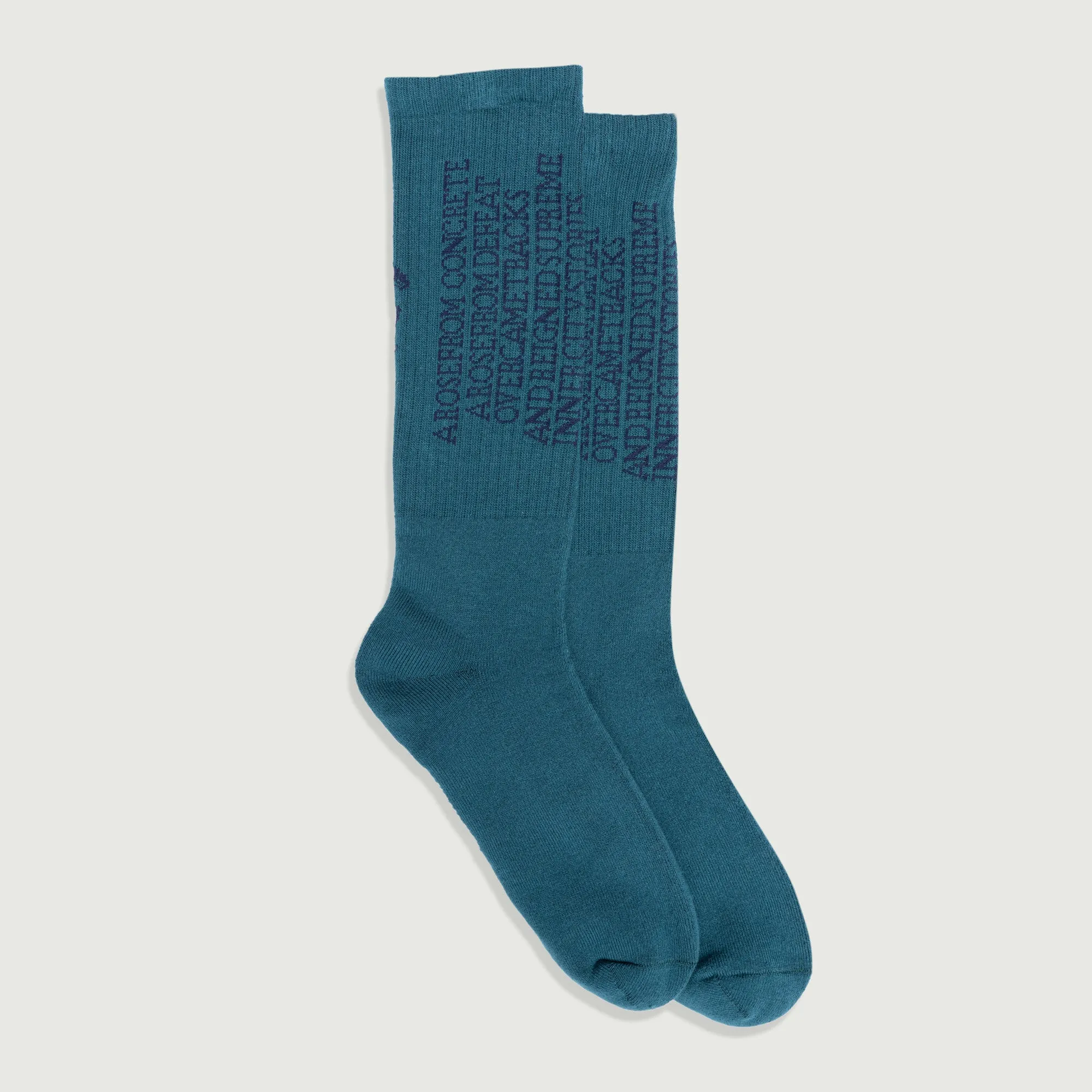 Rose Htg Sock - Green sold by Honor the Gift