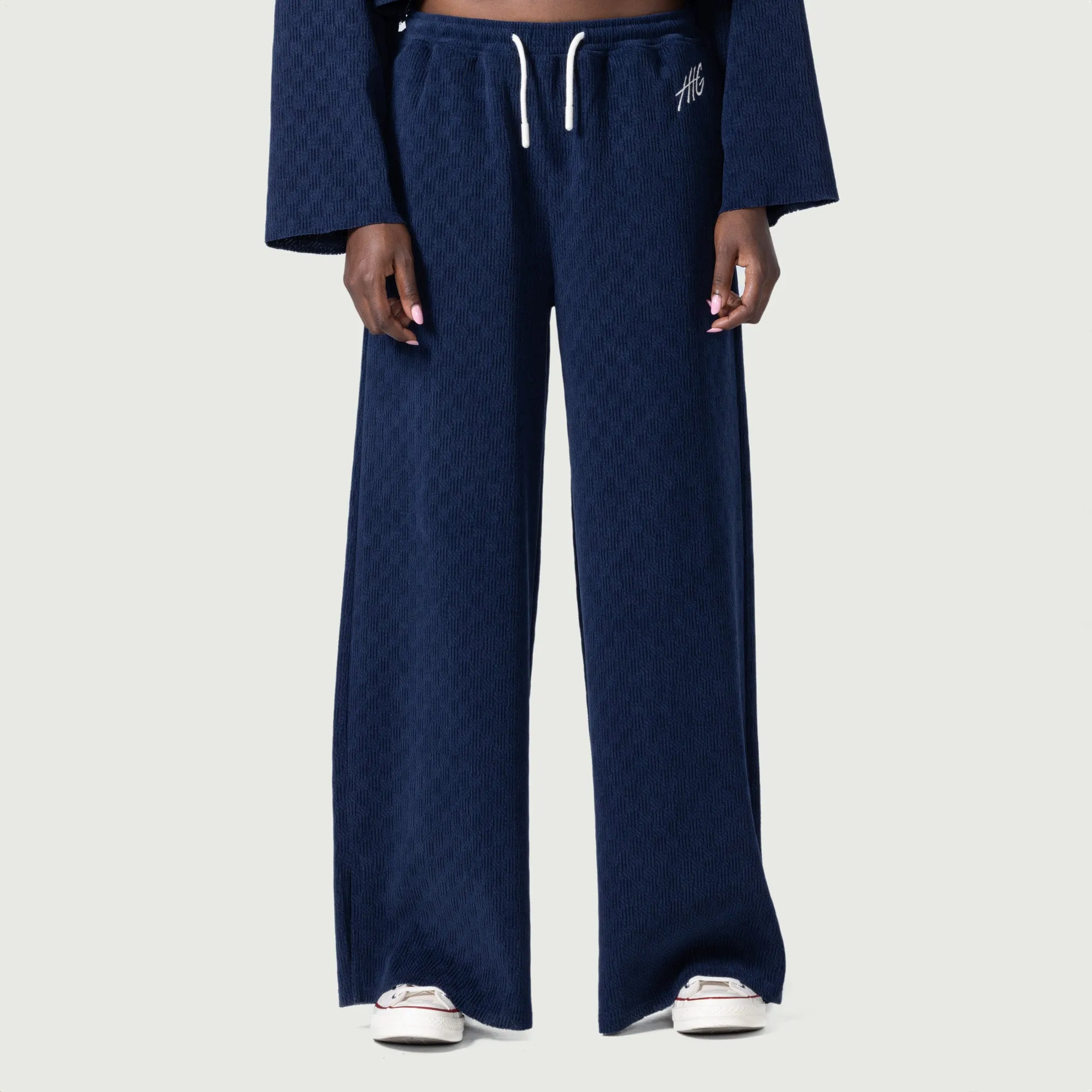 Womens Textured Wide Leg - Blue sold by Honor the Gift product image thumbnail 4