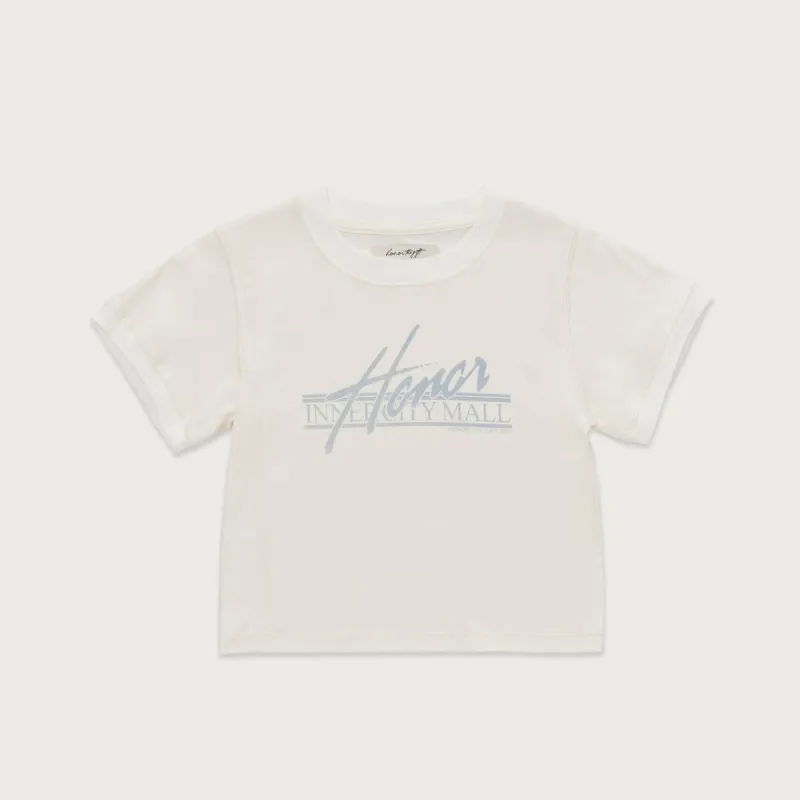 Chloé White boxy T-shirt with logo print | Parallel