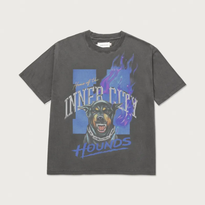 Inner City Hounds T-shirt - Black sold by Honor the Gift