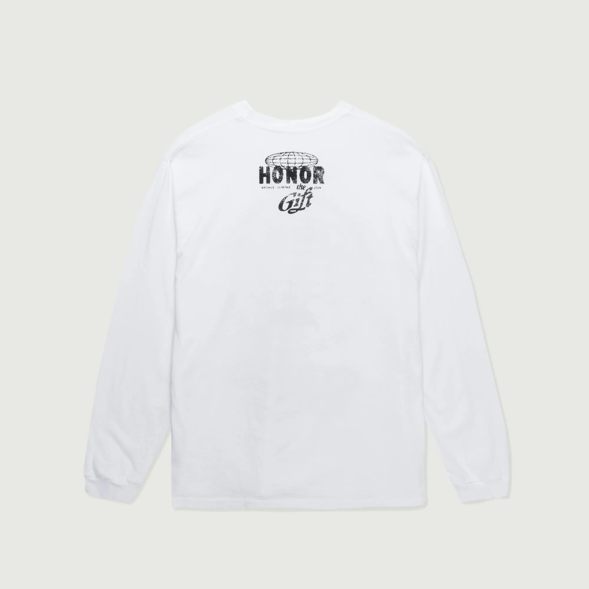 Global Logo LS - White sold by Honor the Gift product image thumbnail 2