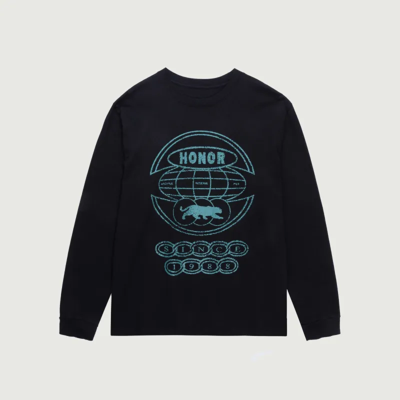Global Logo LS - Black sold by Honor the Gift