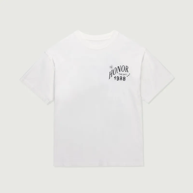 Honor 1988 T-shirt - White sold by Honor the Gift