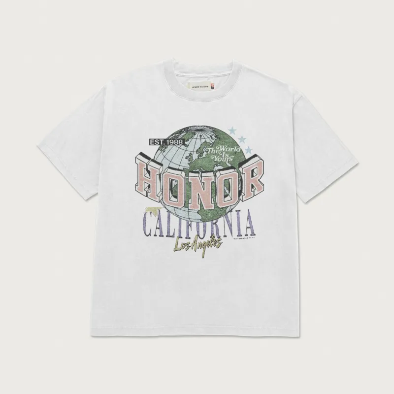 Honor California T-shirt - White sold by Honor the Gift