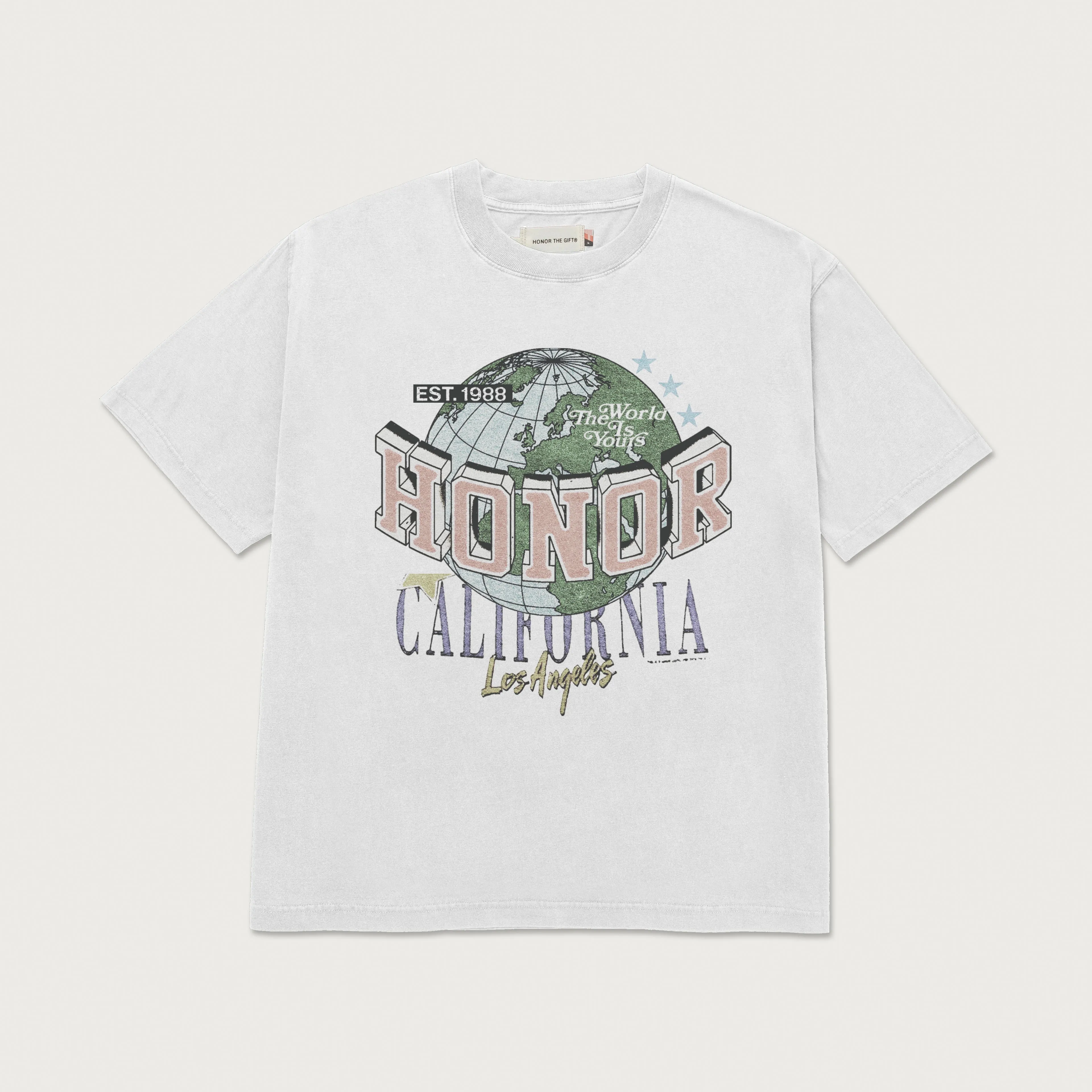 Honor California T-shirt - White sold by Honor the Gift