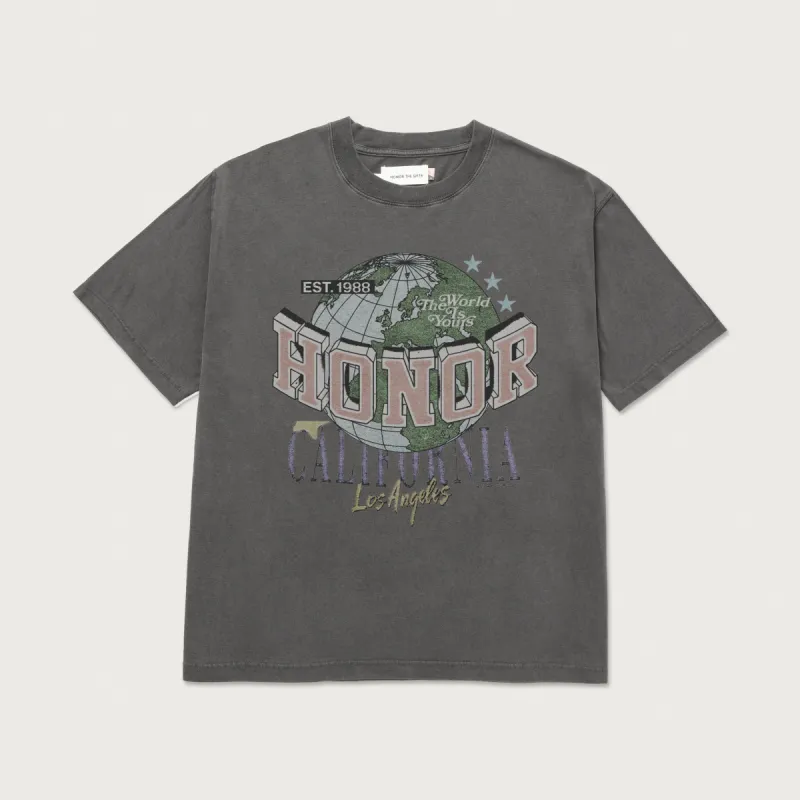 Honor California T-shirt - Black sold by Honor the Gift