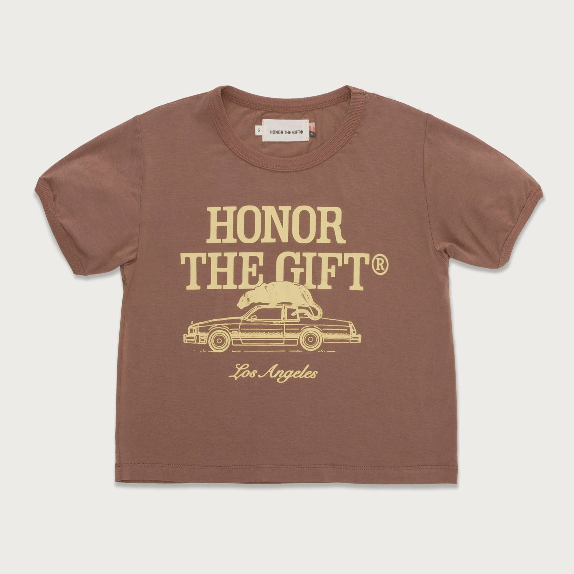 Women's HTG Pack T-Shirt - Hickory sold by Honor the Gift