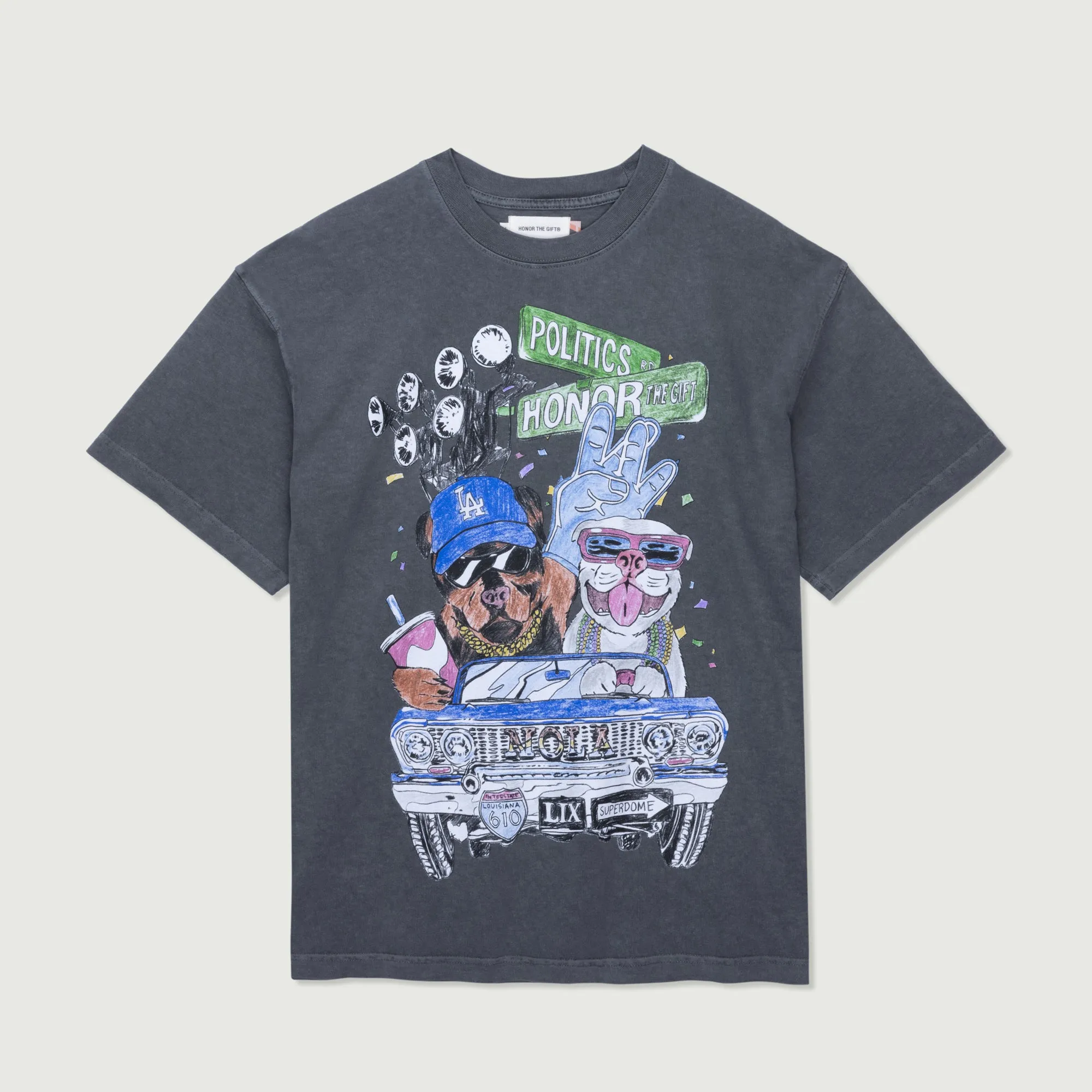 Tailgate T - Shirt - Pigment Black sold by Honor the Gift