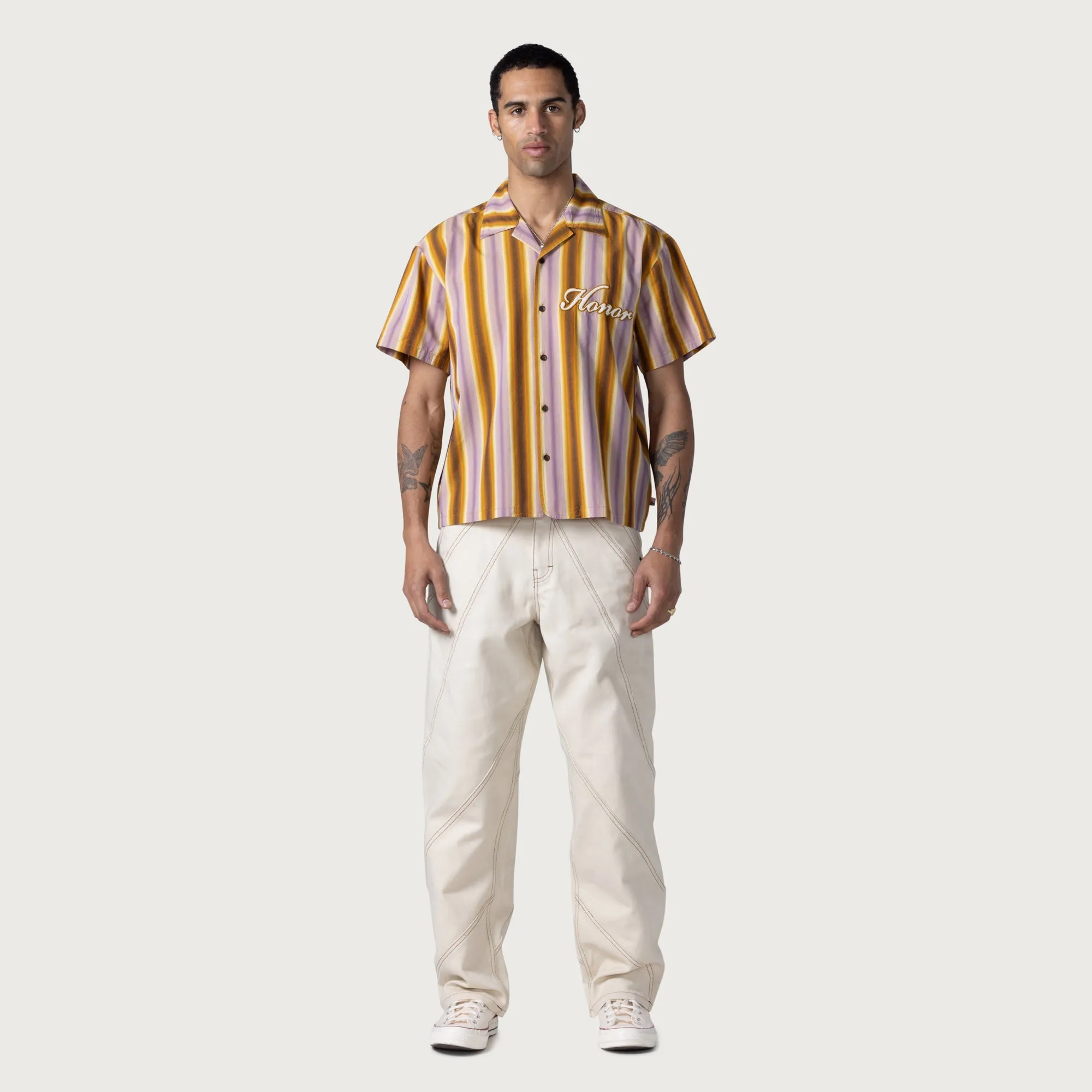 Racing Panel Pant - Bone sold by Honor the Gift product image thumbnail 2