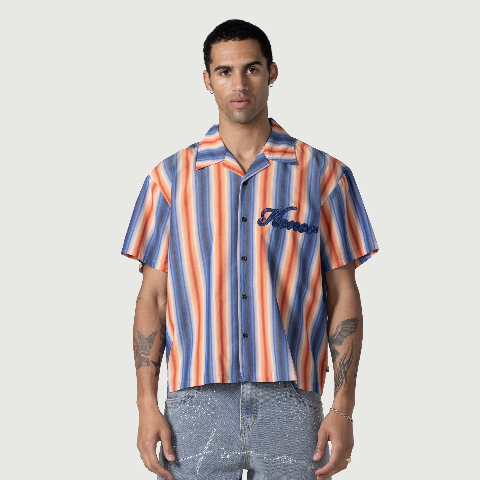 Auto Shop Camp Shirt - Blue sold by Honor the Gift product image thumbnail 2