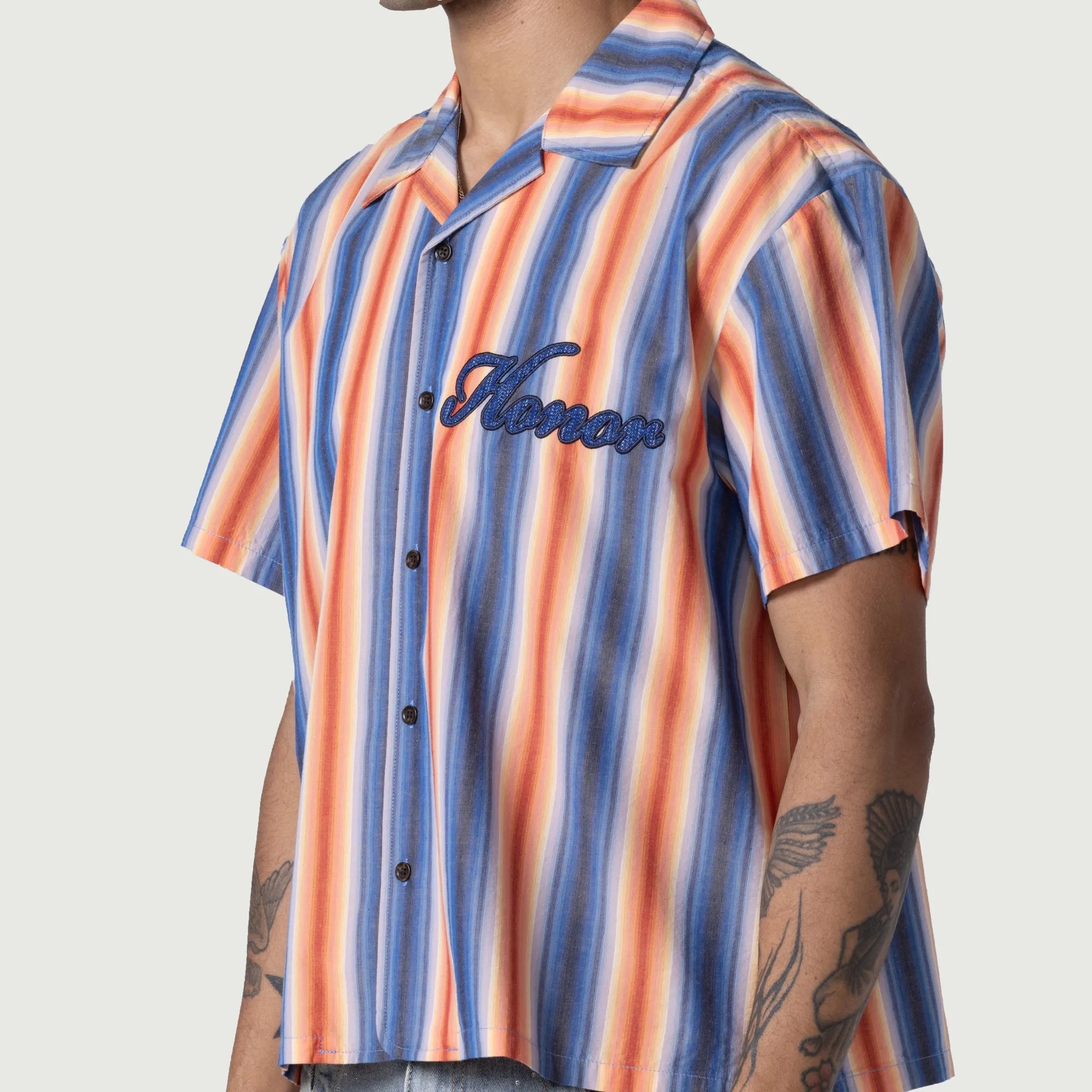 Auto Shop Camp Shirt - Blue sold by Honor the Gift product image thumbnail 5