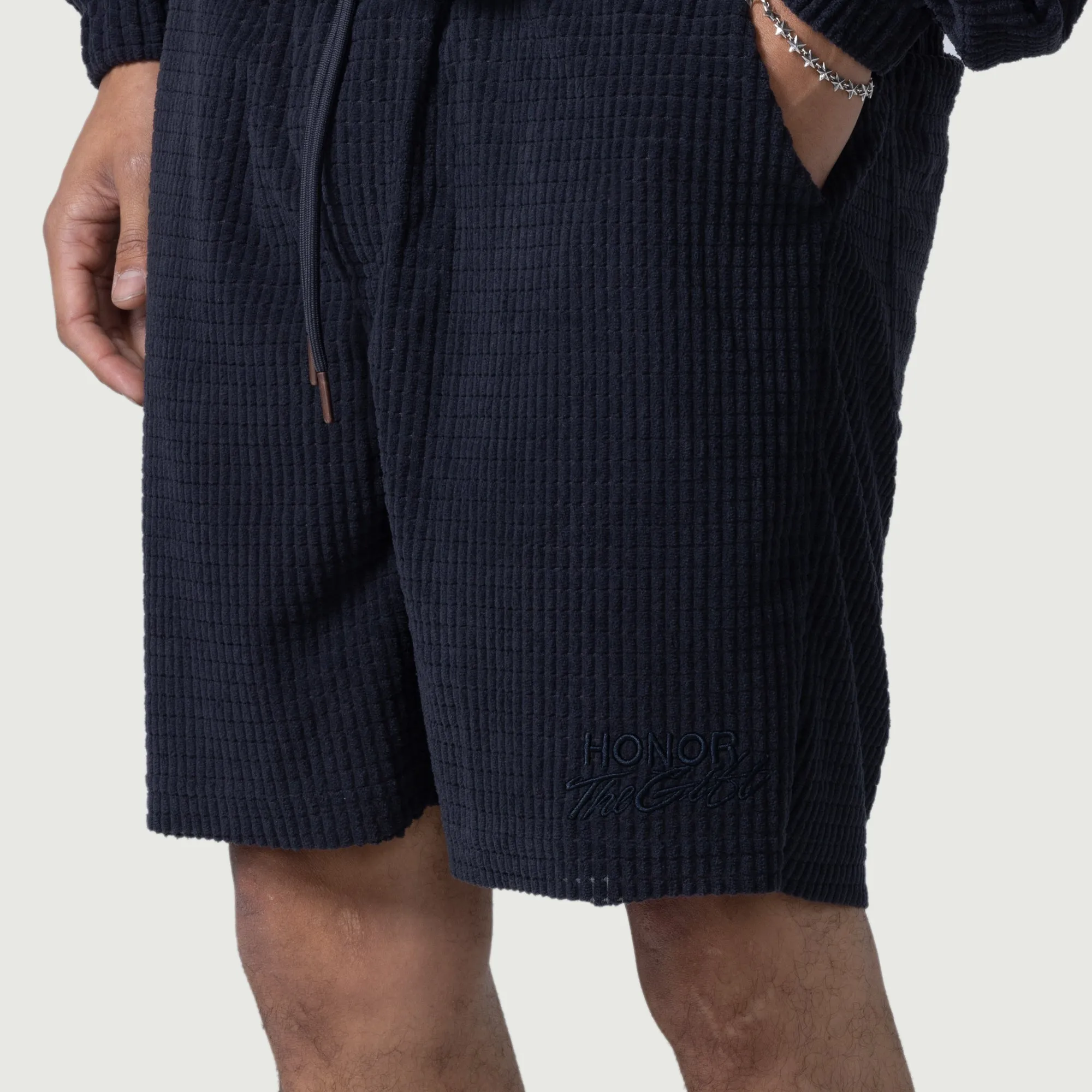 Textured Knit Short - Black sold by Honor the Gift product image thumbnail 5