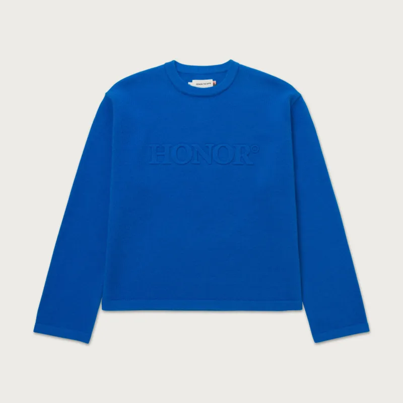 Honor Knit Sweater - Blue sold by Honor the Gift