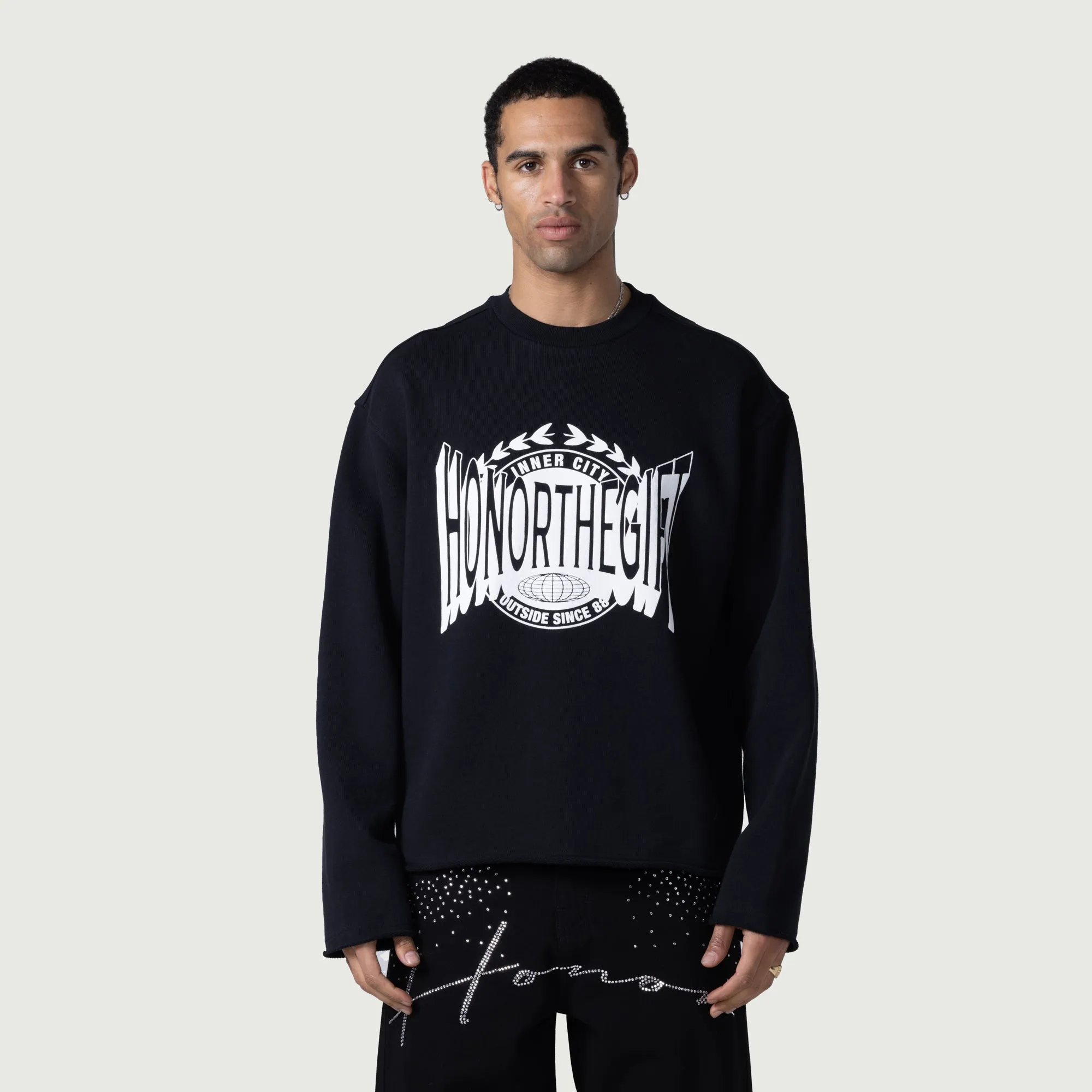 Honor Club Crewneck - Black sold by Honor the Gift product image thumbnail 2