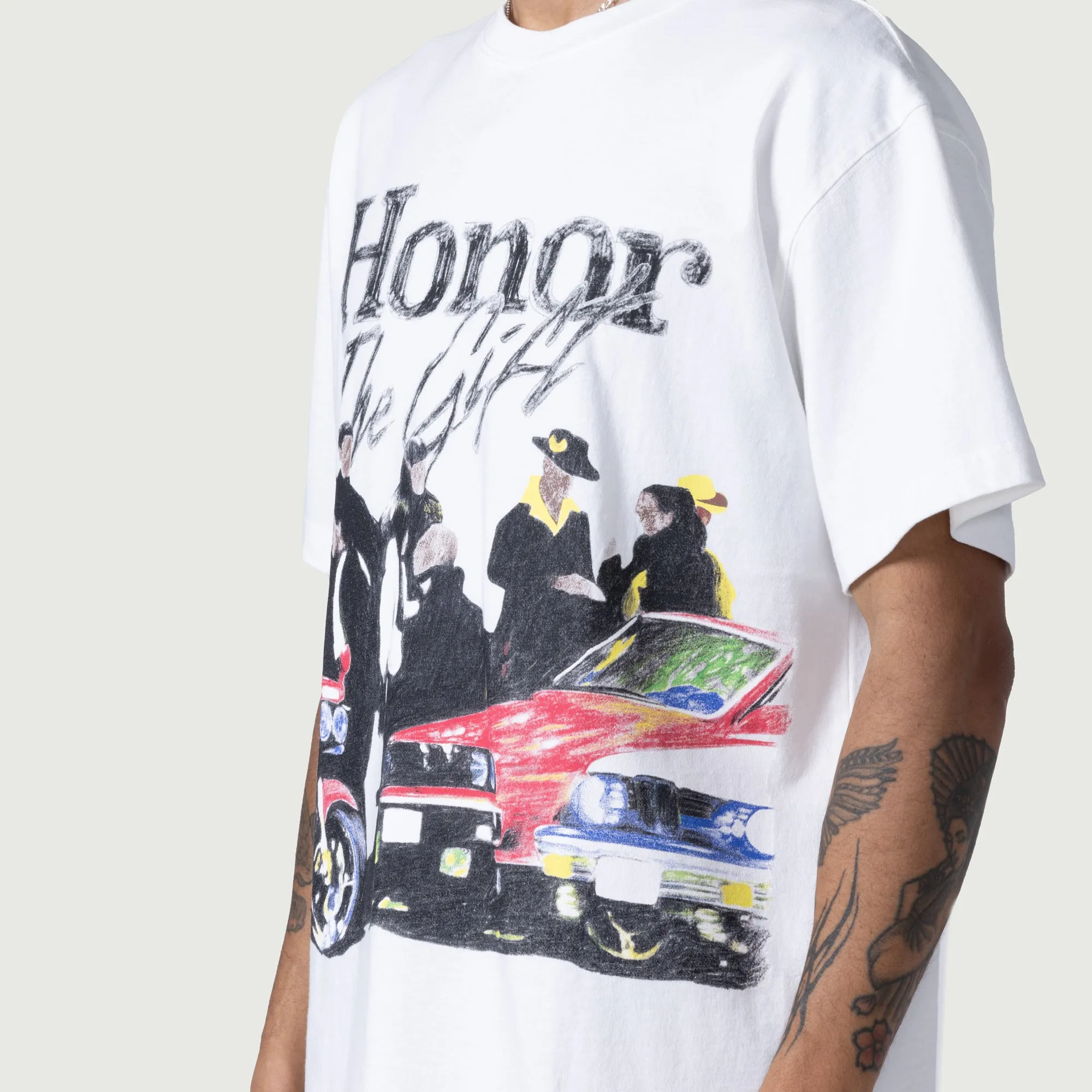 Shift Tee - White sold by Honor the Gift product image thumbnail 3