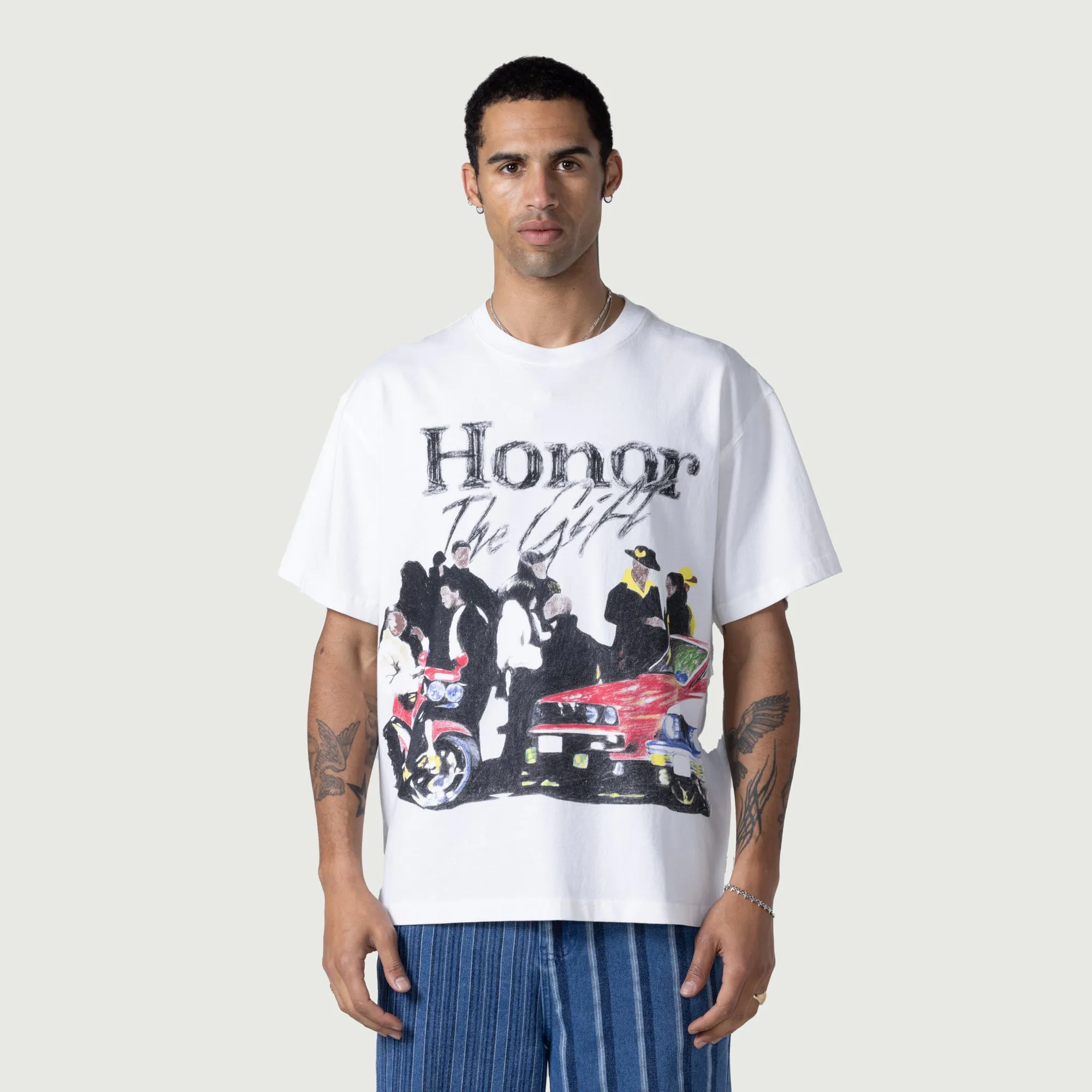 Shift Tee - White sold by Honor the Gift product image thumbnail 2