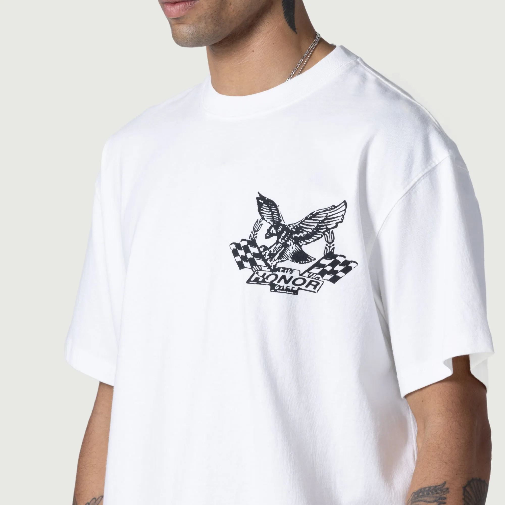 Vintage Oil Tee - White sold by Honor the Gift product image thumbnail 4