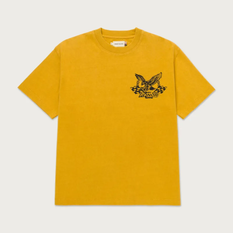Vintage Oil Tee - Yellow sold by Honor the Gift