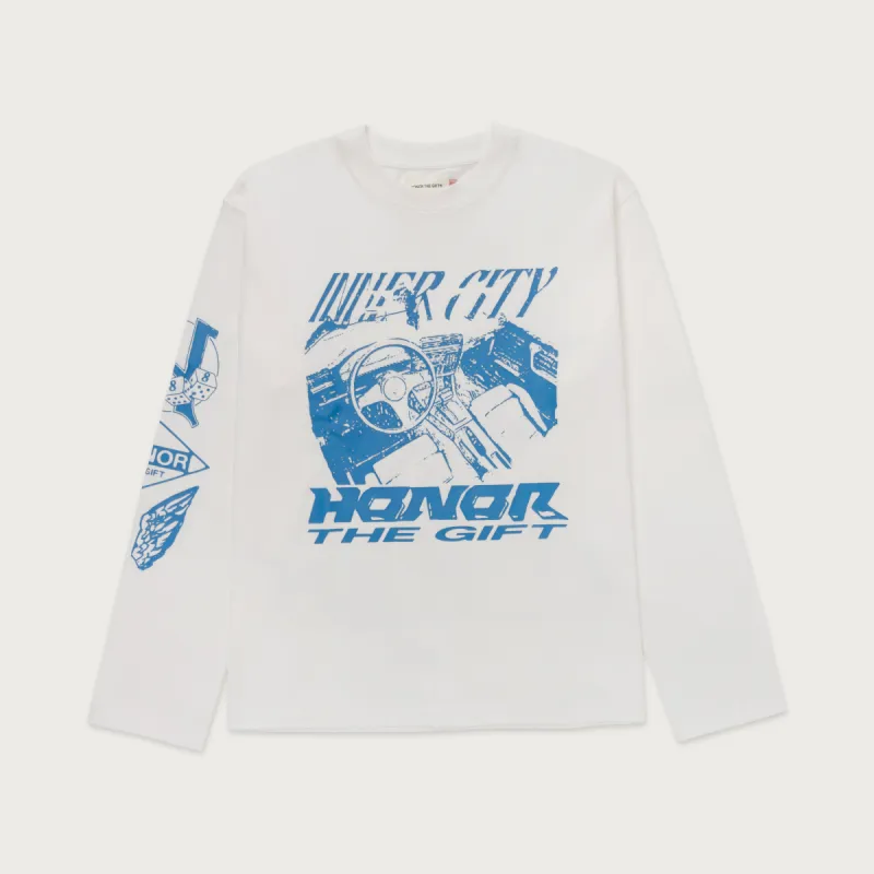 LS Driving Tee - White made by Honor the Gift
