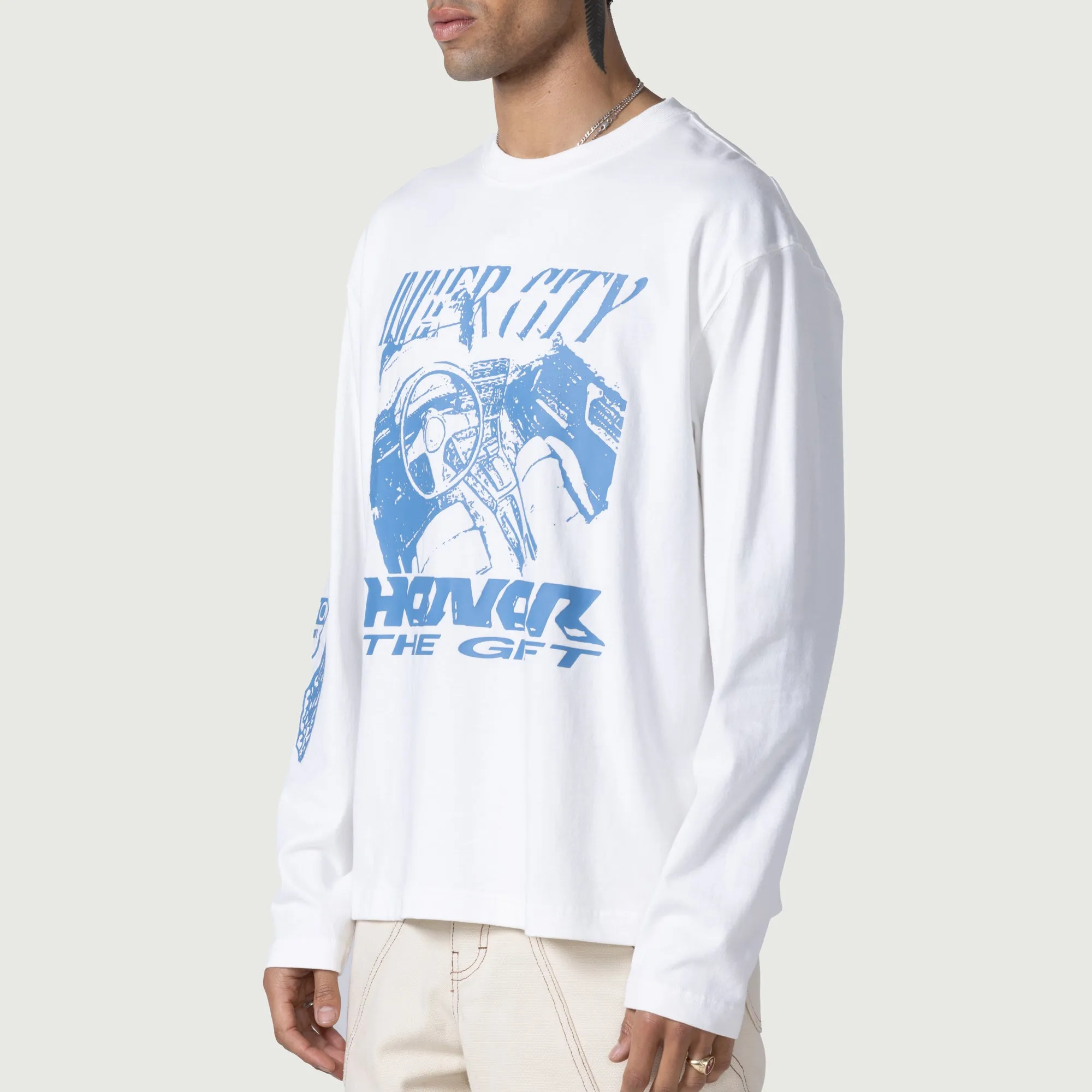 LS Driving Tee - White sold by Honor the Gift product image thumbnail 5