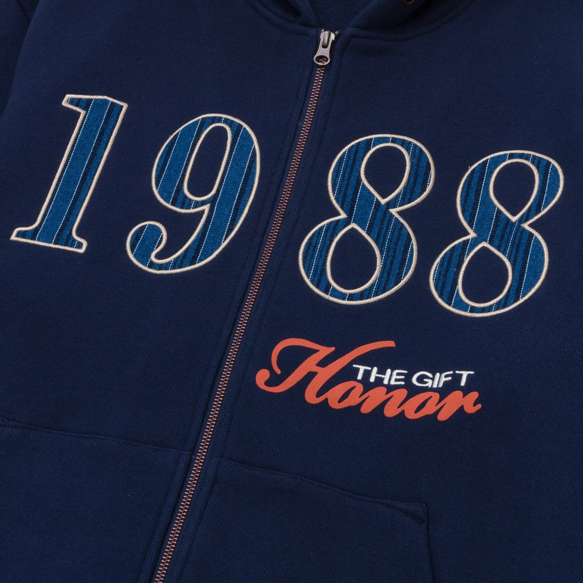 1988 Full Zip Hoodie - Navy sold by Honor the Gift product image thumbnail 5