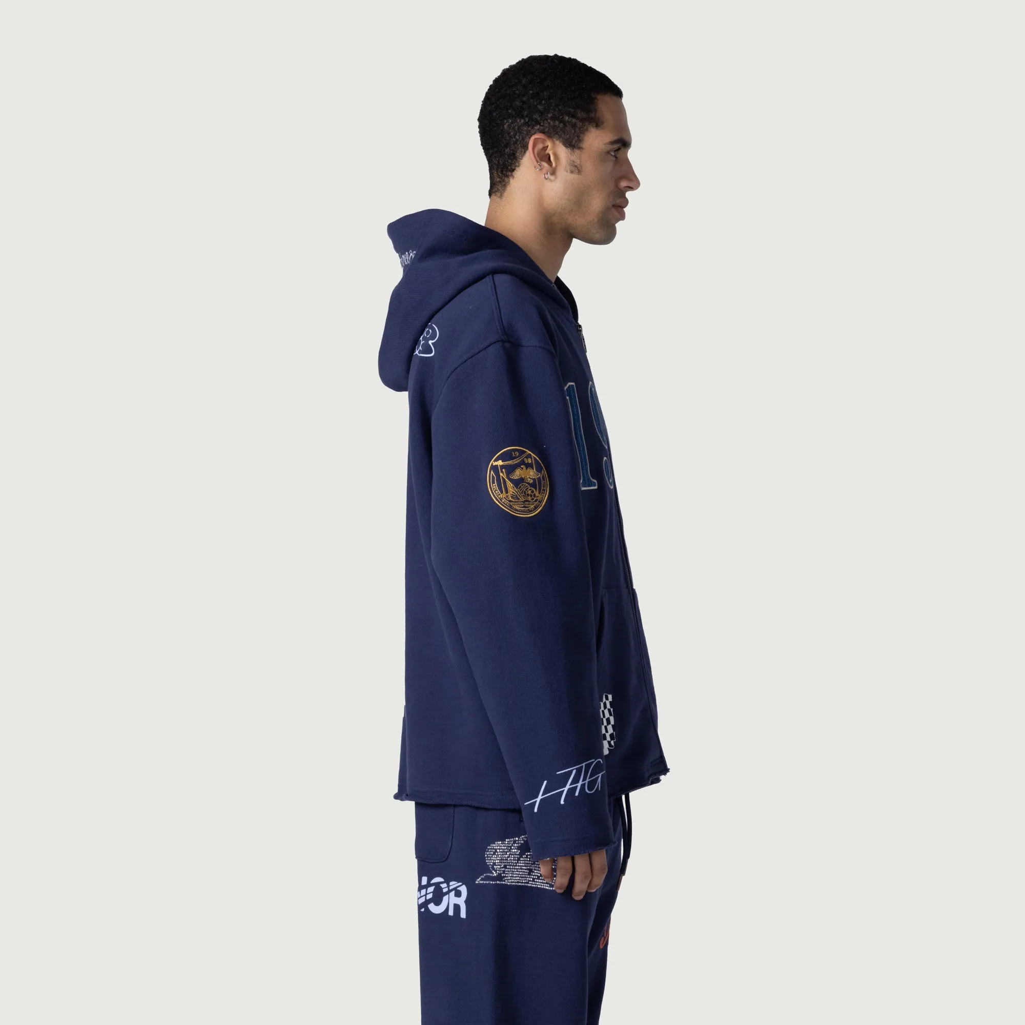 1988 Full Zip Hoodie - Navy sold by Honor the Gift product image thumbnail 3