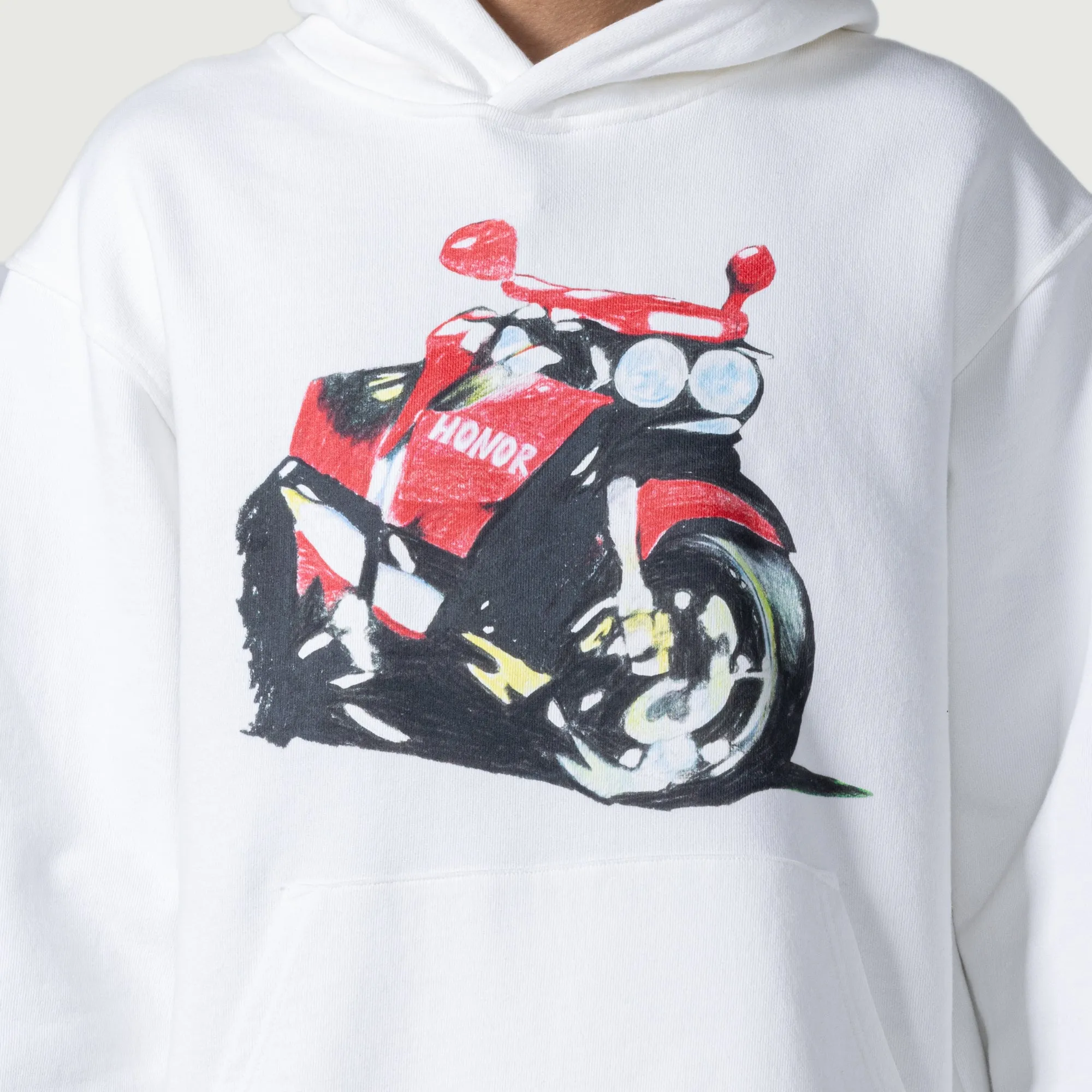 Speedbike Hoodie - White sold by Honor the Gift product image thumbnail 4