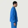 Striped Anorak Jacket - Blue sold by Honor the Gift