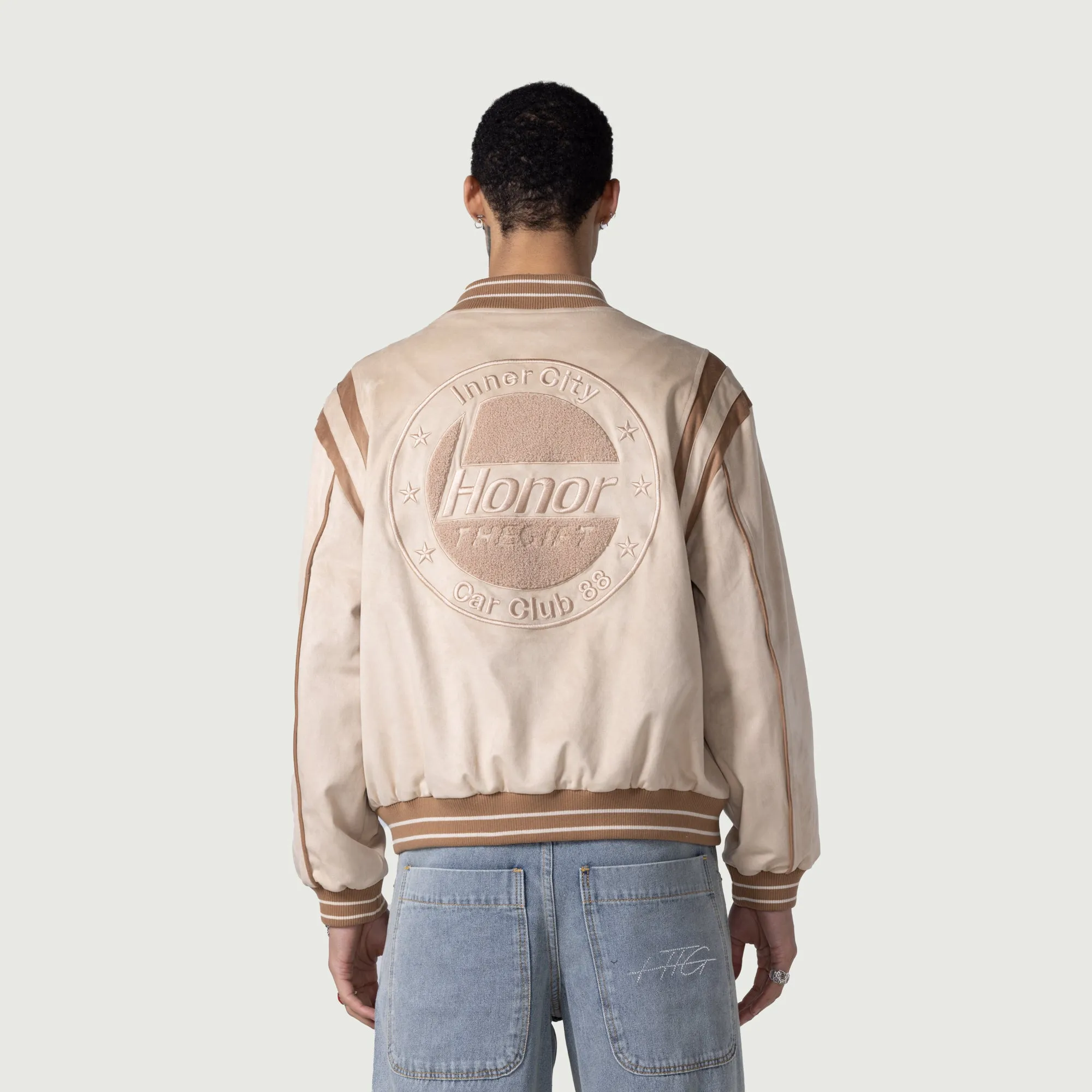 Oil Head Varsity - Tan sold by Honor the Gift product image thumbnail 4