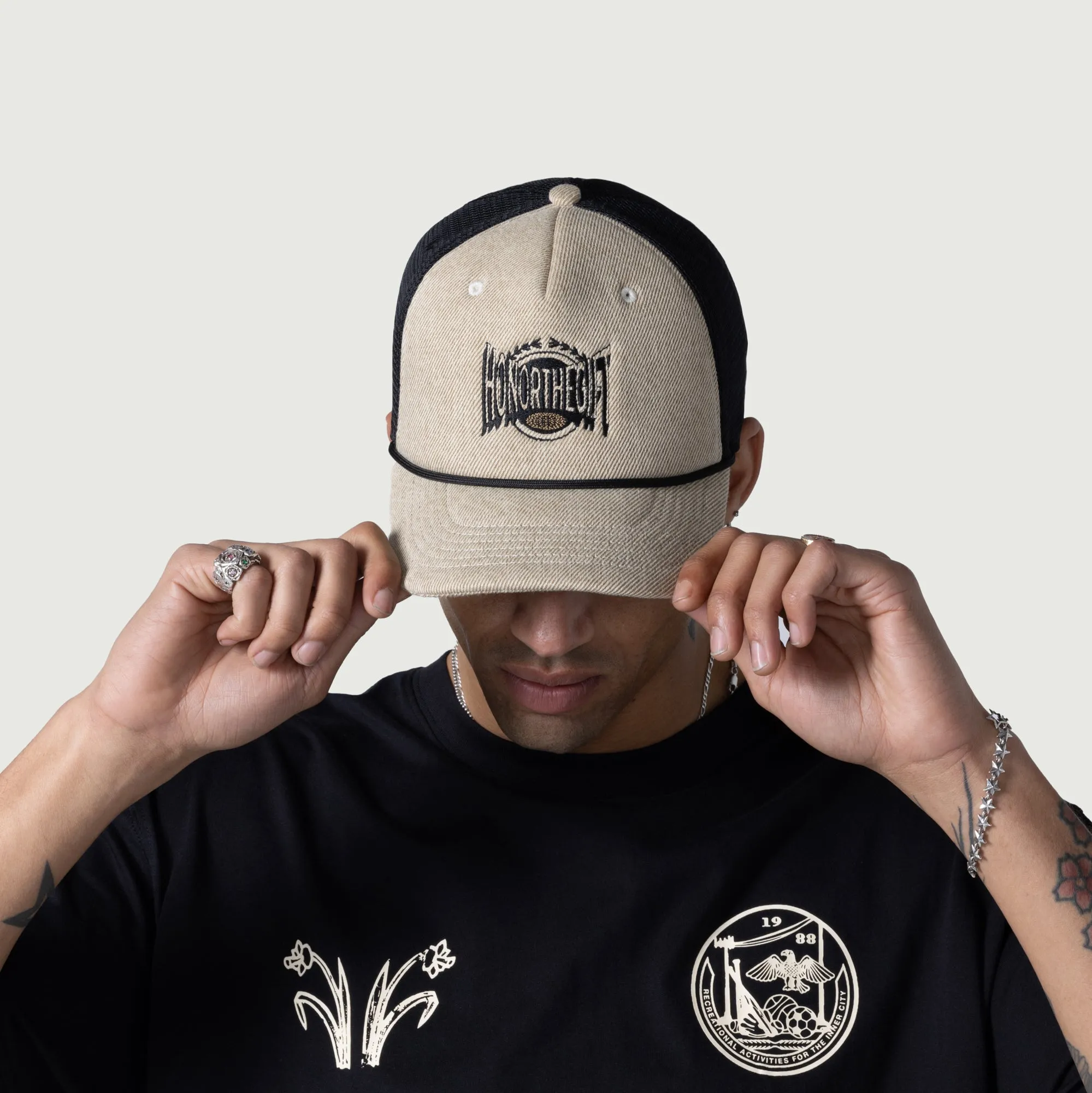 Auto Club Trucker Cap - Stone sold by Honor the Gift product image thumbnail 3