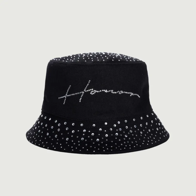 Honor Rhinestone Bucket Hat - Black sold by Honor the Gift