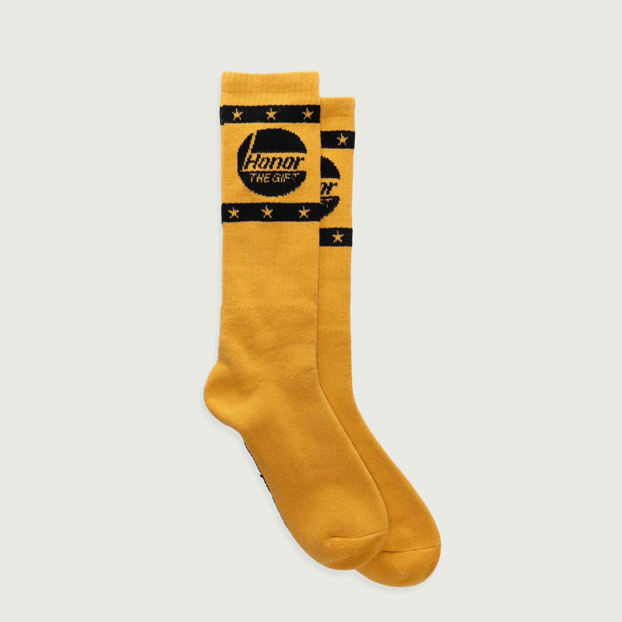 Star Car Club Ribbed Sock - Mustard sold by Honor the Gift