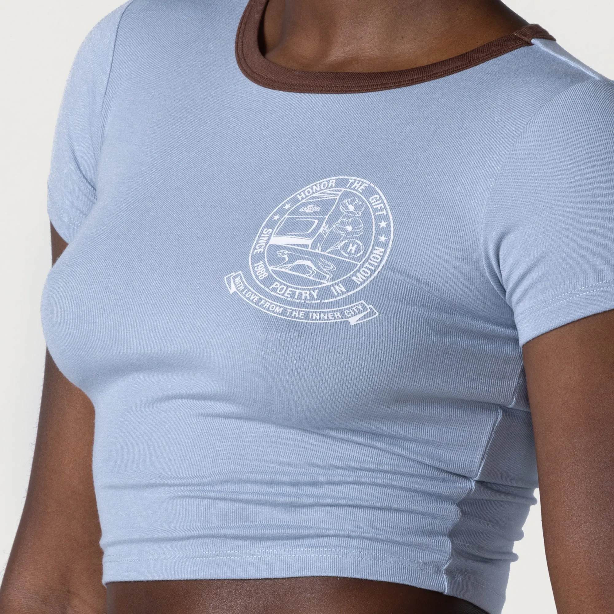 Women's Automotive Tee - Sky Blue sold by Honor the Gift product image thumbnail 3
