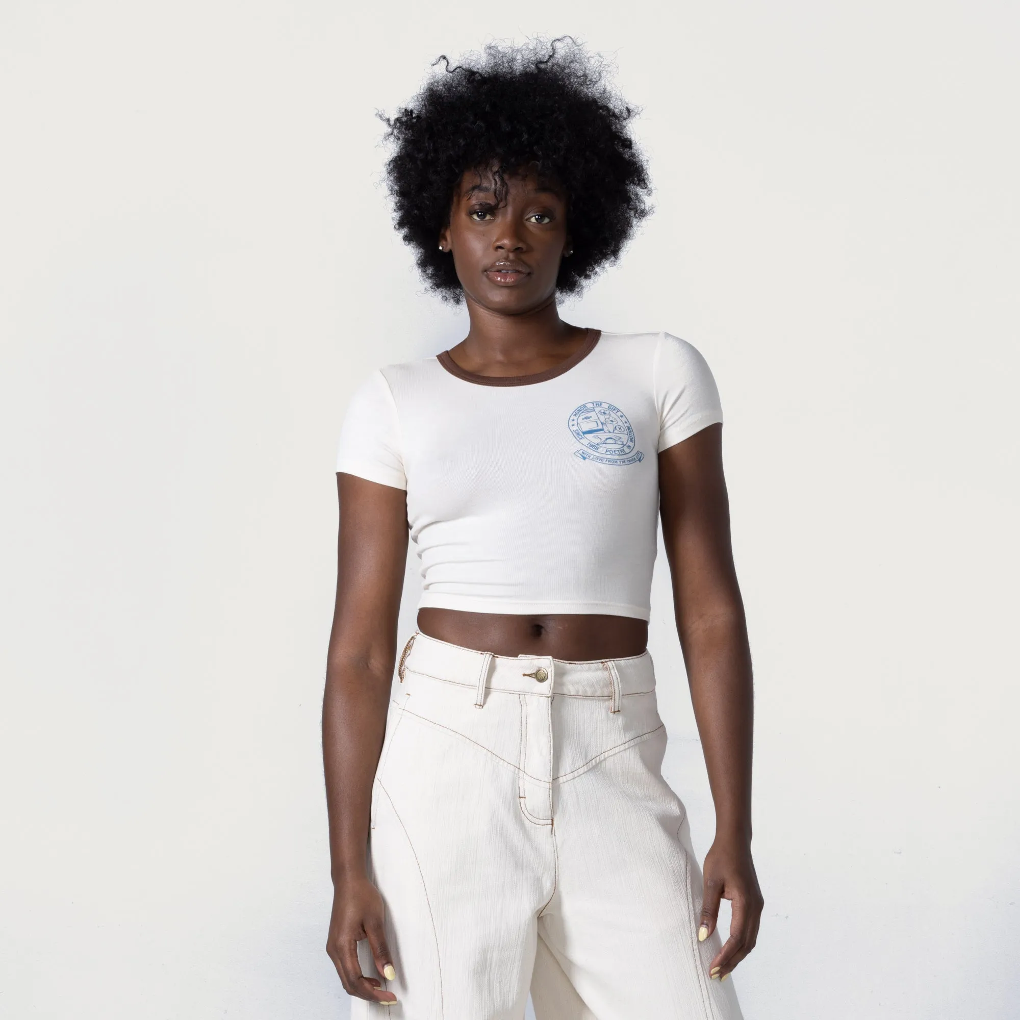 Women's Automotive Tee - Bone sold by Honor the Gift product image thumbnail 2