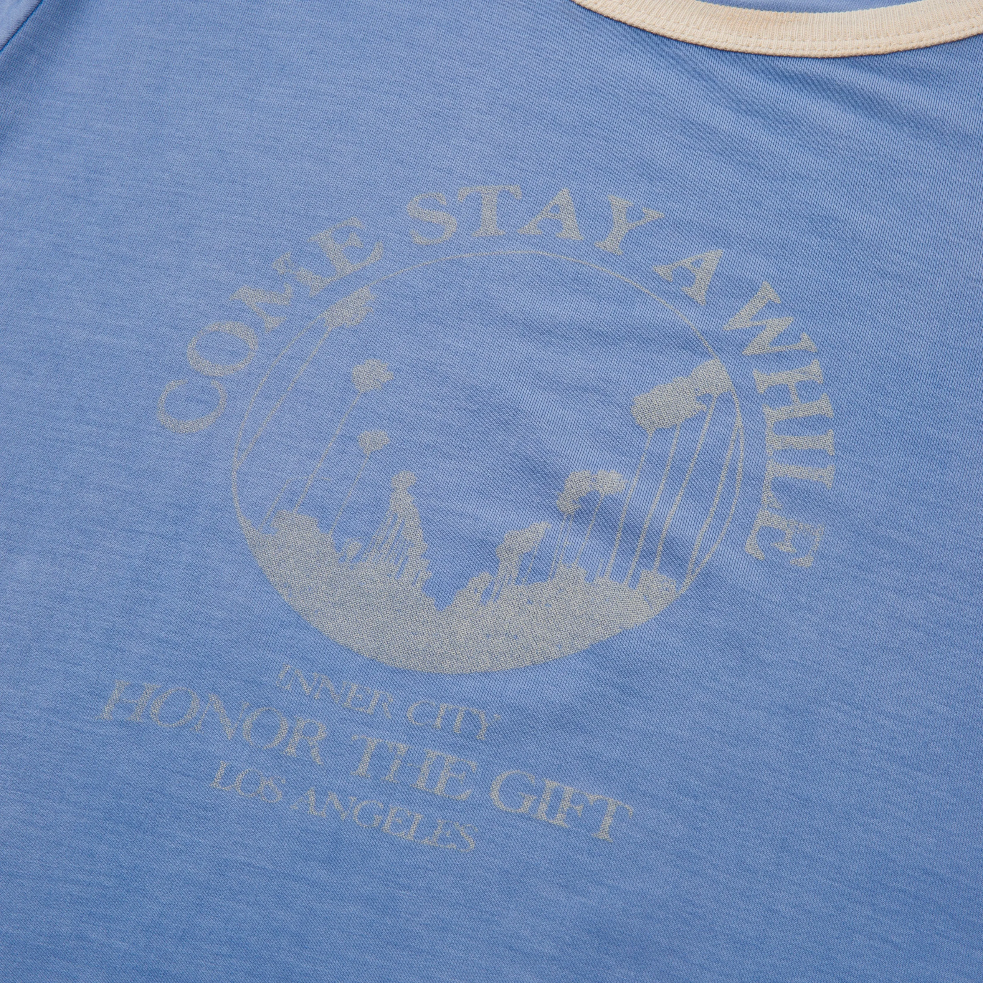 Womens Baby Ringer - Sky Blue sold by Honor the Gift product image thumbnail 4