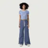 Womens Baby Ringer - Sky Blue sold by Honor the Gift