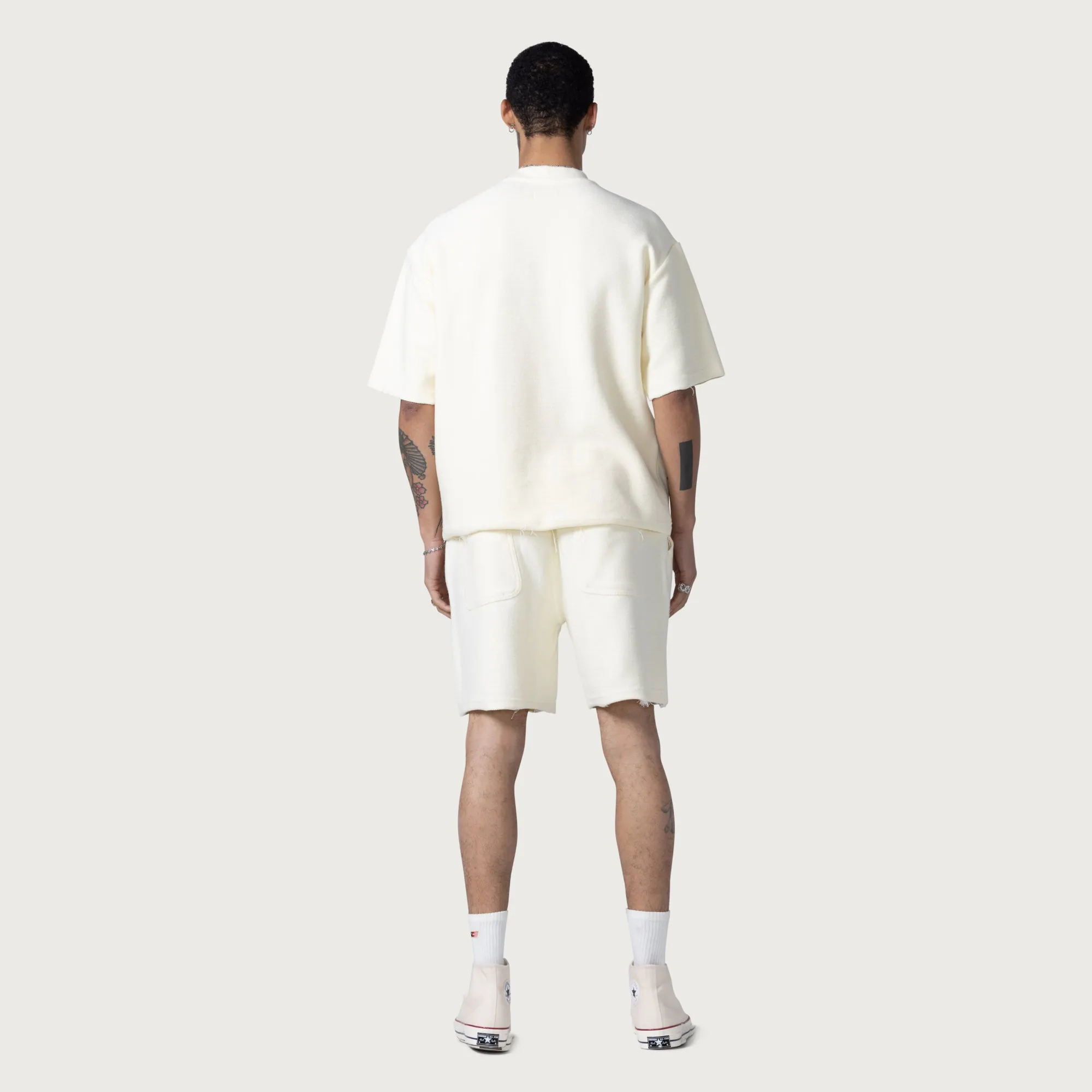 Race Herringbone Short - White sold by Honor the Gift product image thumbnail 4