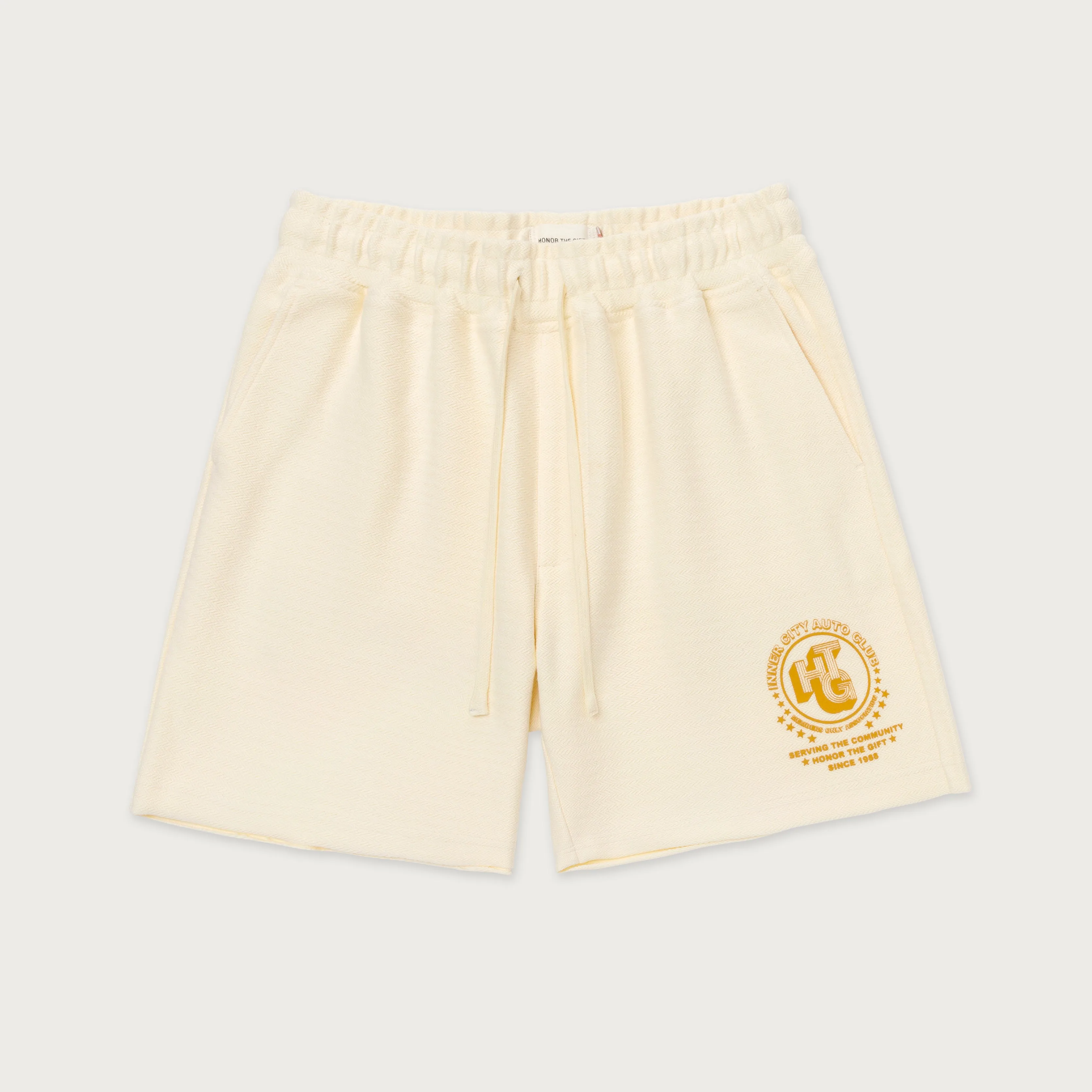 Race Herringbone Short - White sold by Honor the Gift