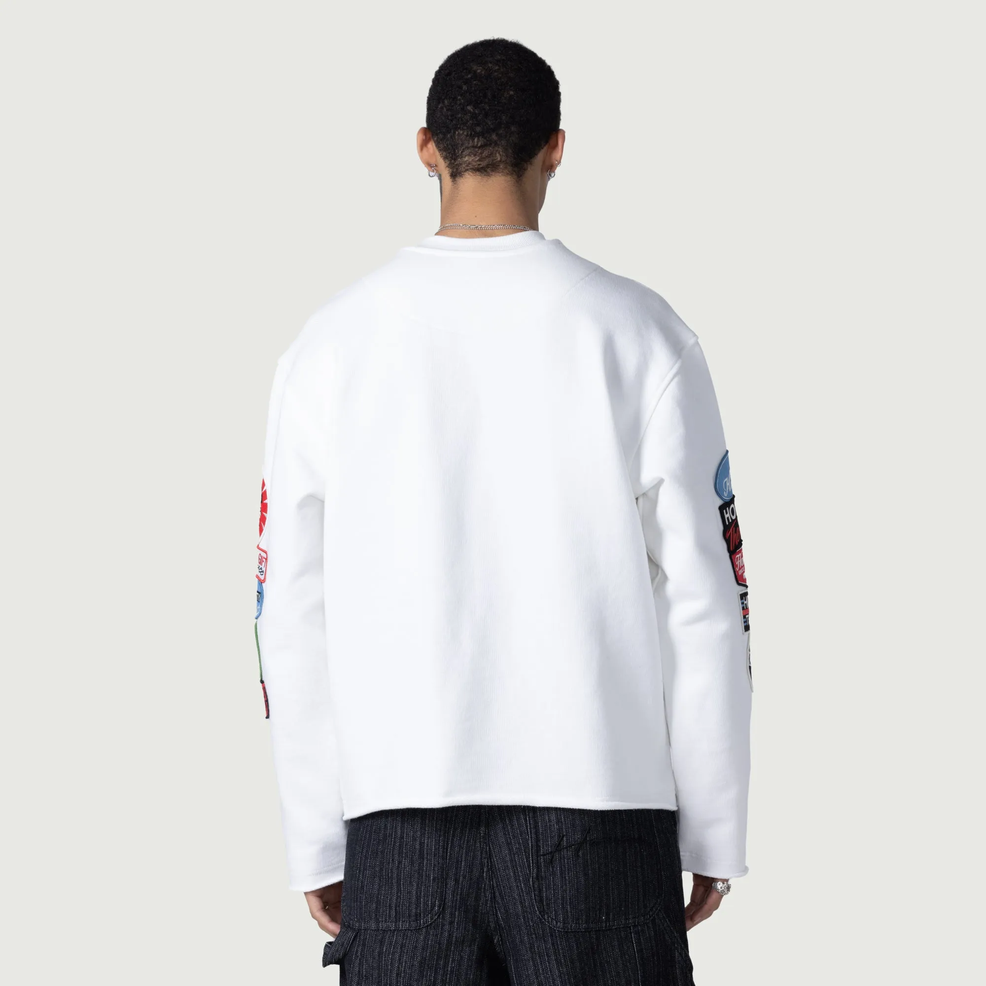 Fuel Crewneck - White sold by Honor the Gift product image thumbnail 4
