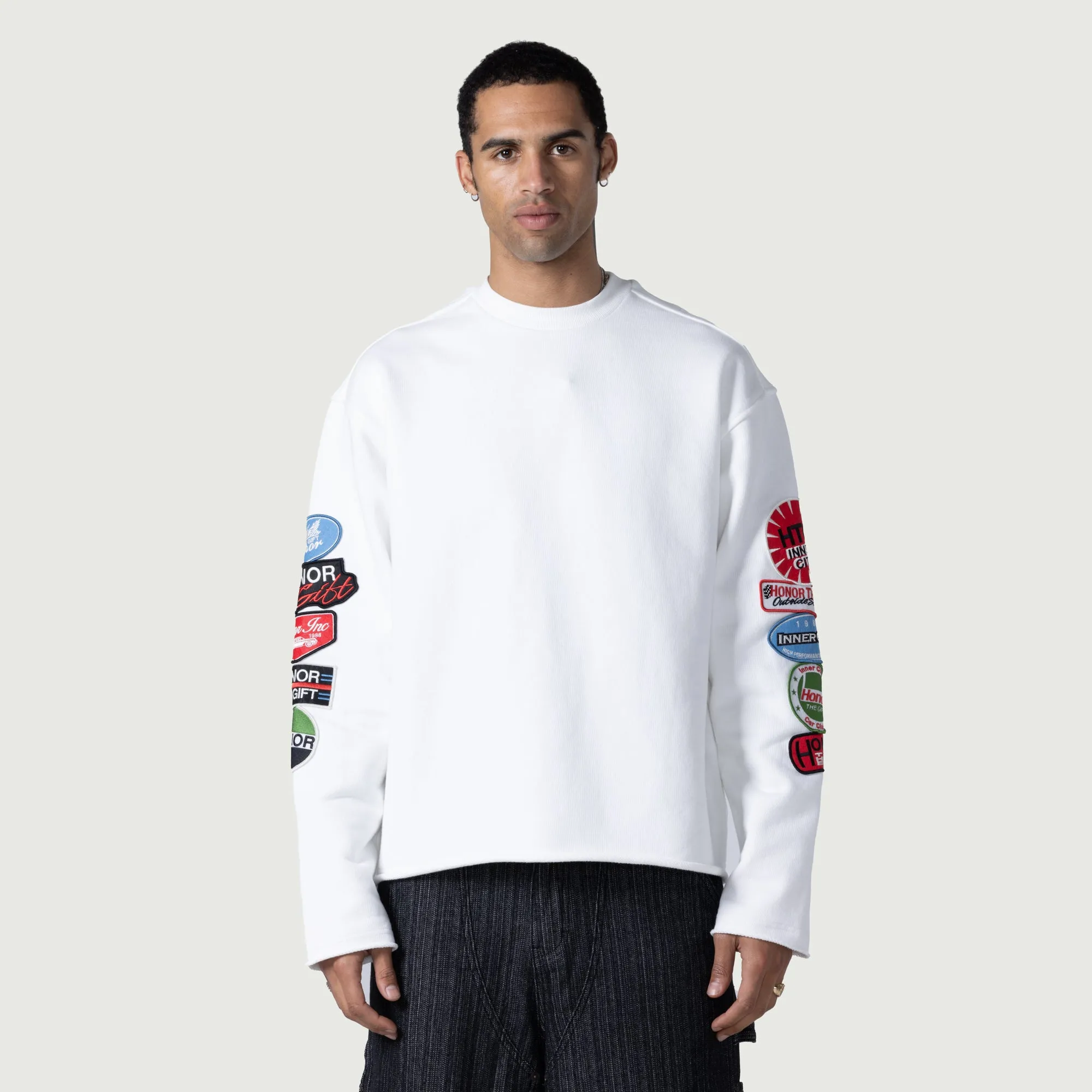 Fuel Crewneck - White sold by Honor the Gift product image thumbnail 2