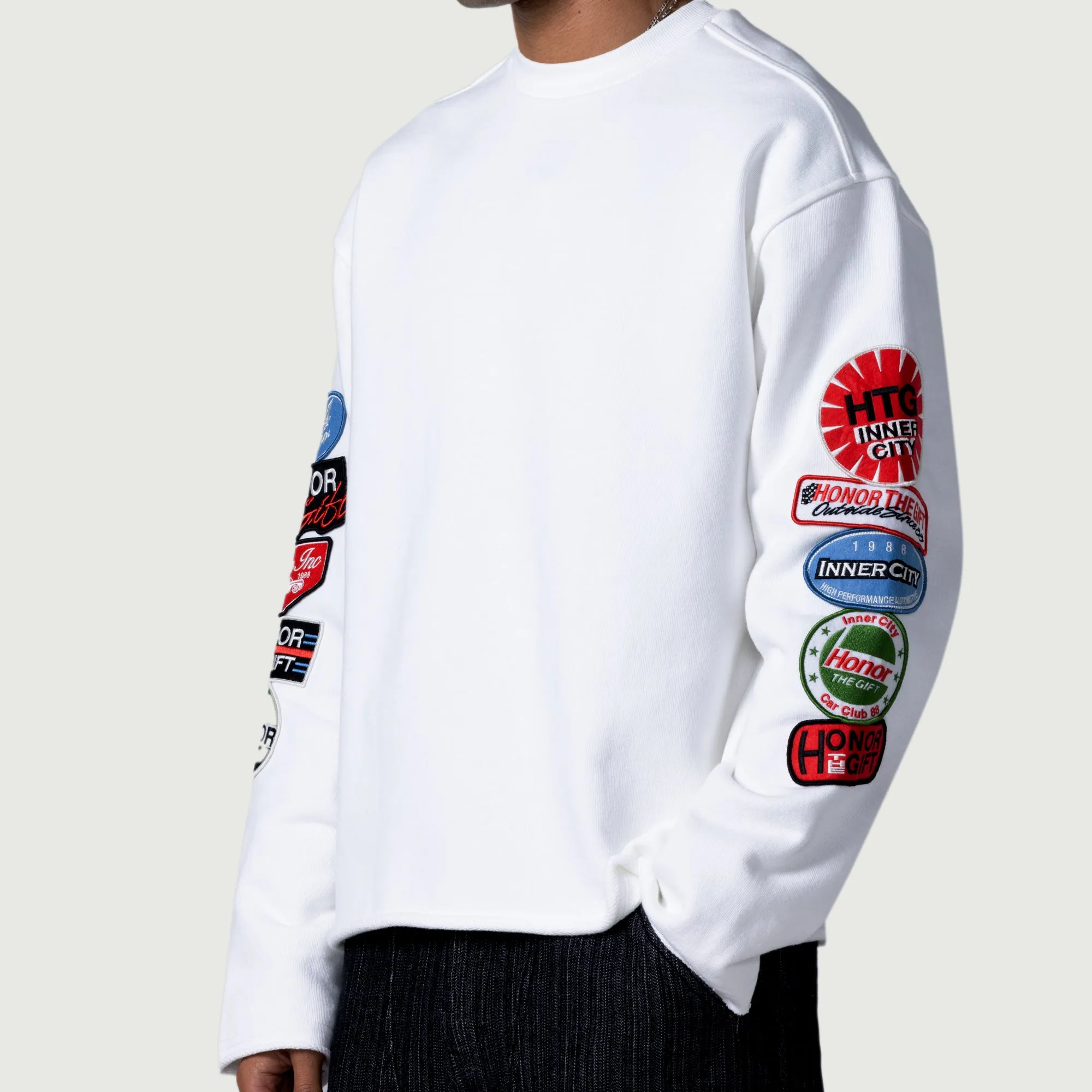 Fuel Crewneck - White sold by Honor the Gift product image thumbnail 5