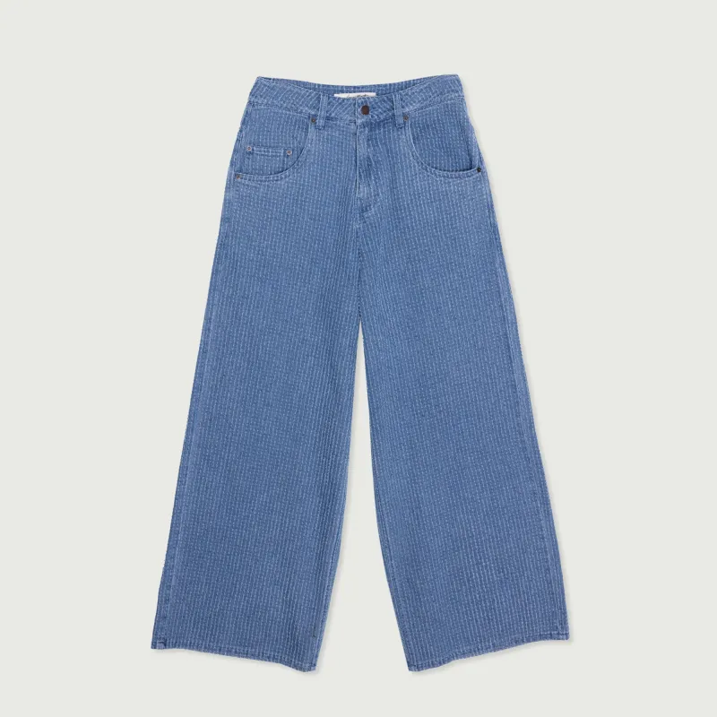 Honor Inc Wide Leg Pant - Blue sold by Honor the Gift
