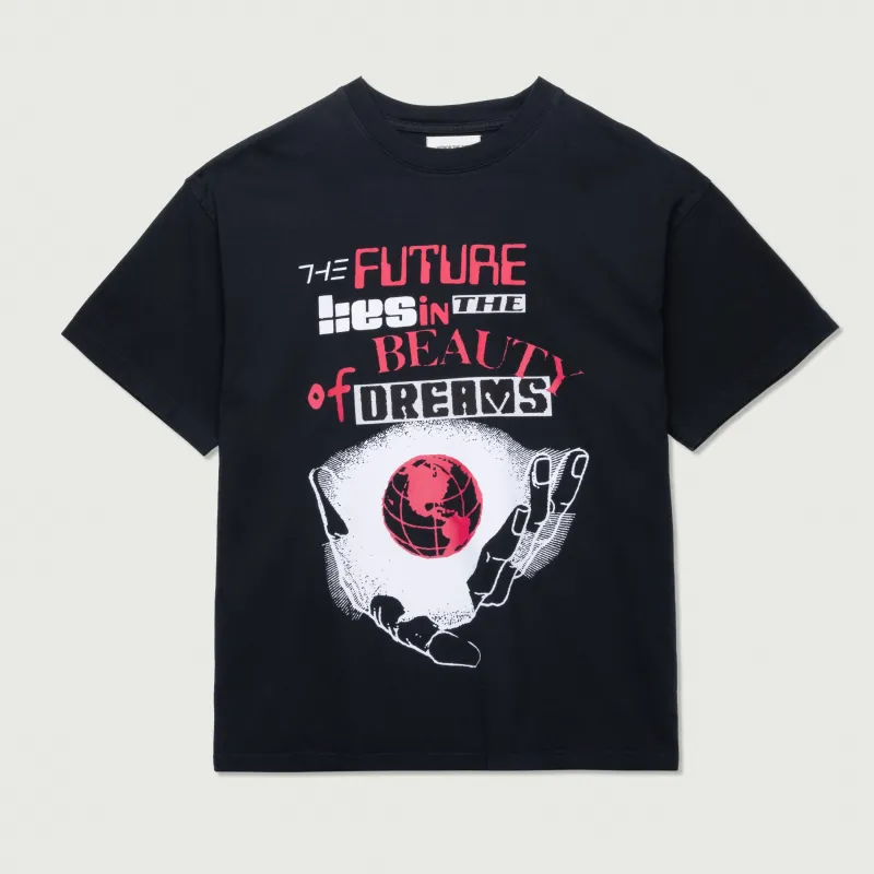 Globe T-Shirt-Vintage Black sold by Honor the Gift