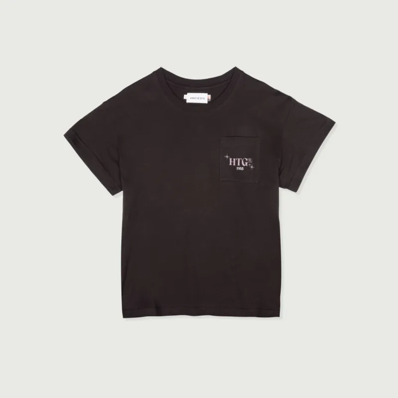 Womens HTG® Home Is Where Knit T-Shirt - Black sold by Honor the Gift