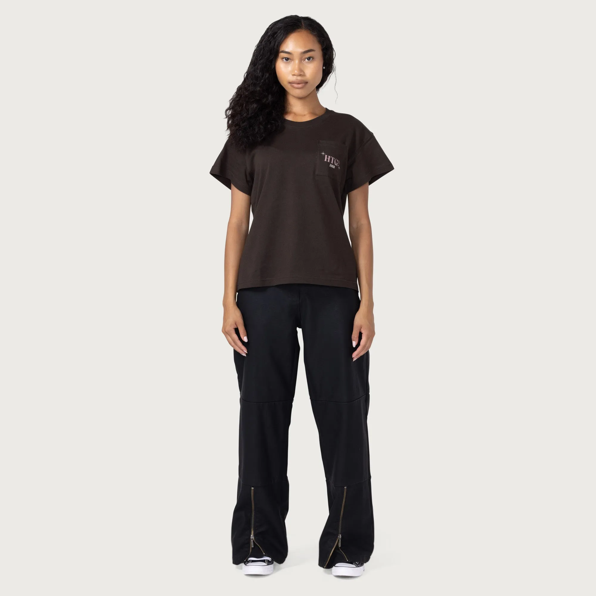 Womens HTG® Home Is Where Knit T-Shirt - Black sold by Honor the Gift product image thumbnail 3