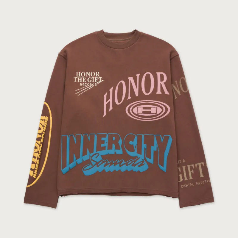 Studio Crewneck 2.0 - Brown sold by Honor the Gift