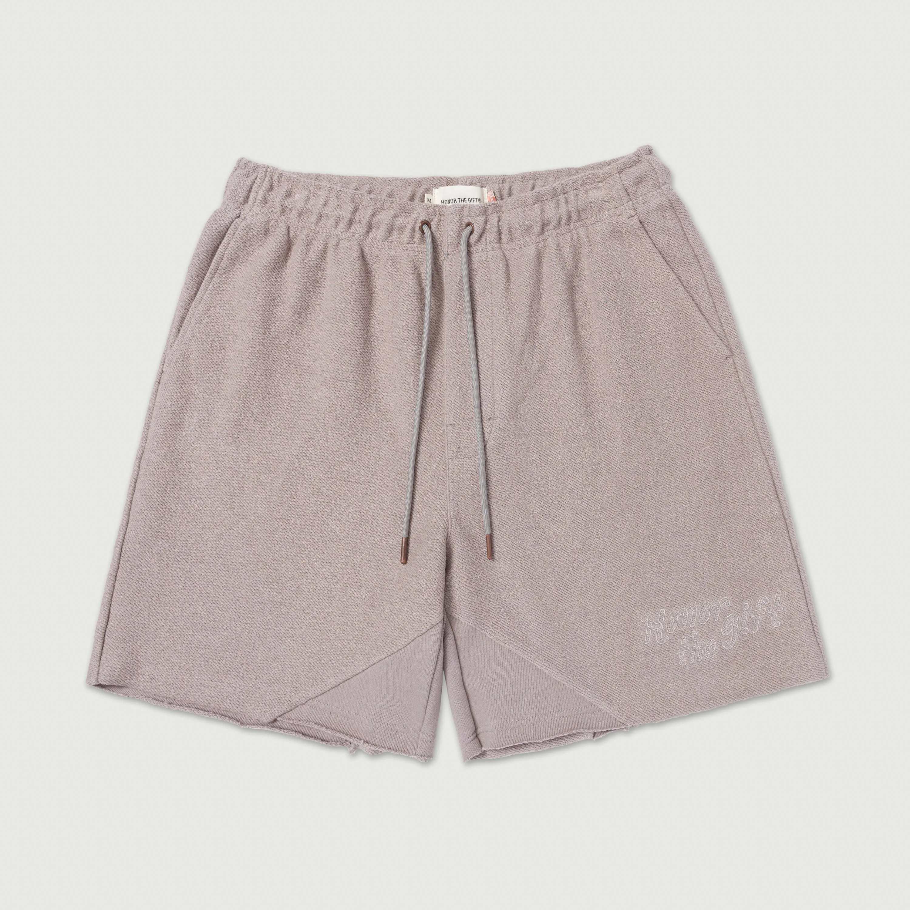 Block Party Reverse Terry Short - Stone sold by Honor the Gift