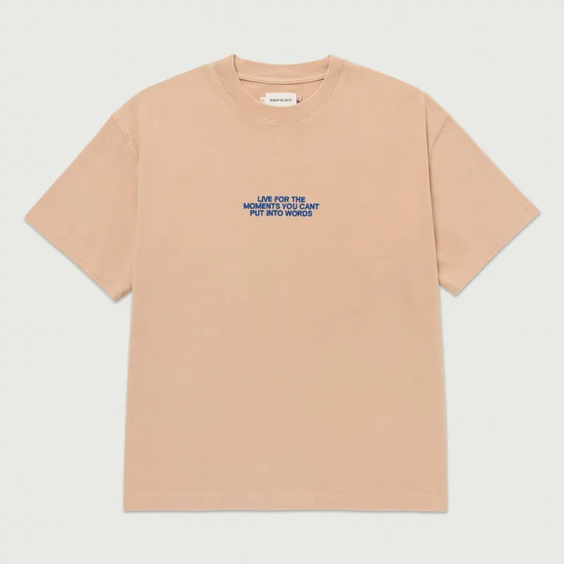 Live For The Moments - Tan sold by Honor the Gift