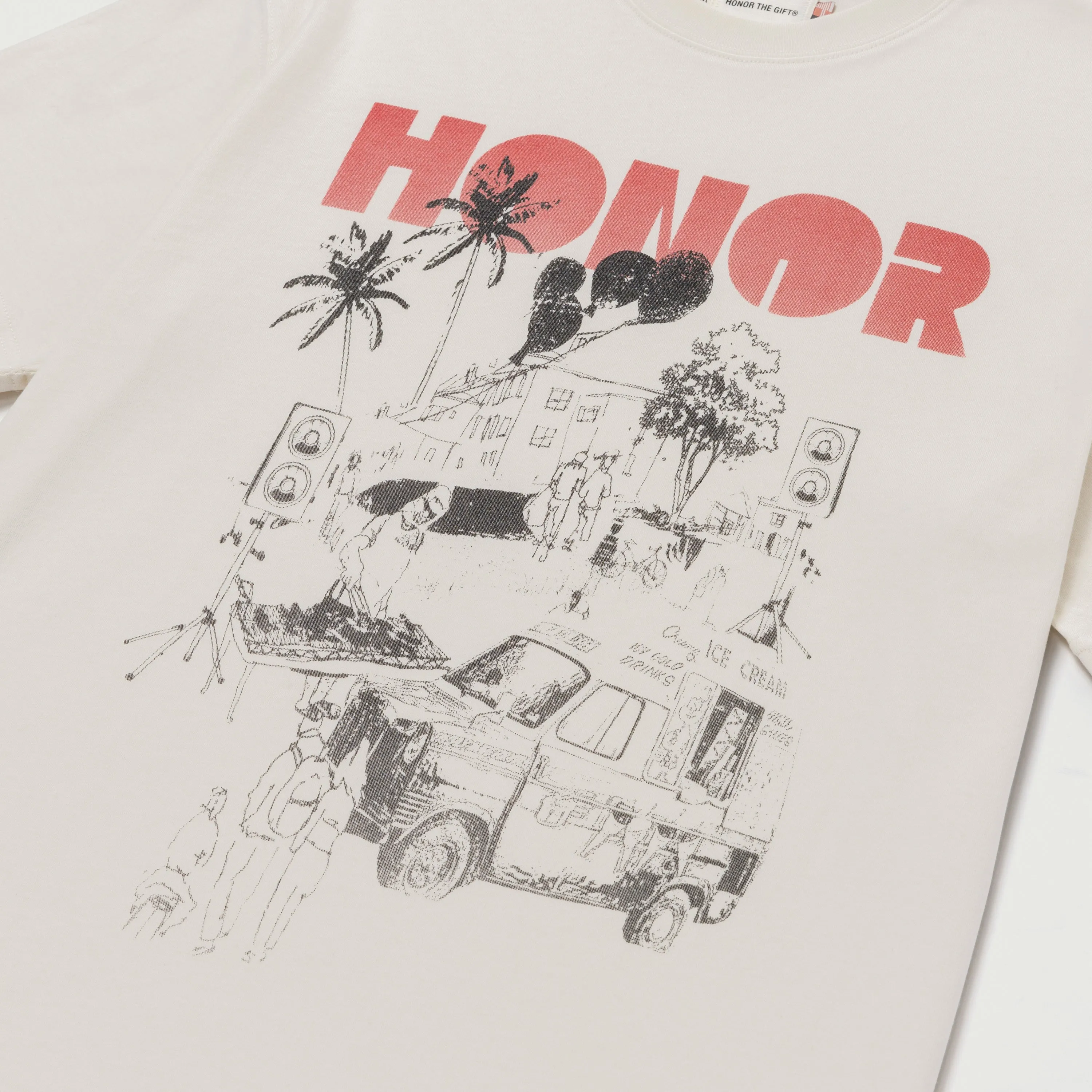 Block Party T-Shirt - Bone sold by Honor the Gift product image thumbnail 5