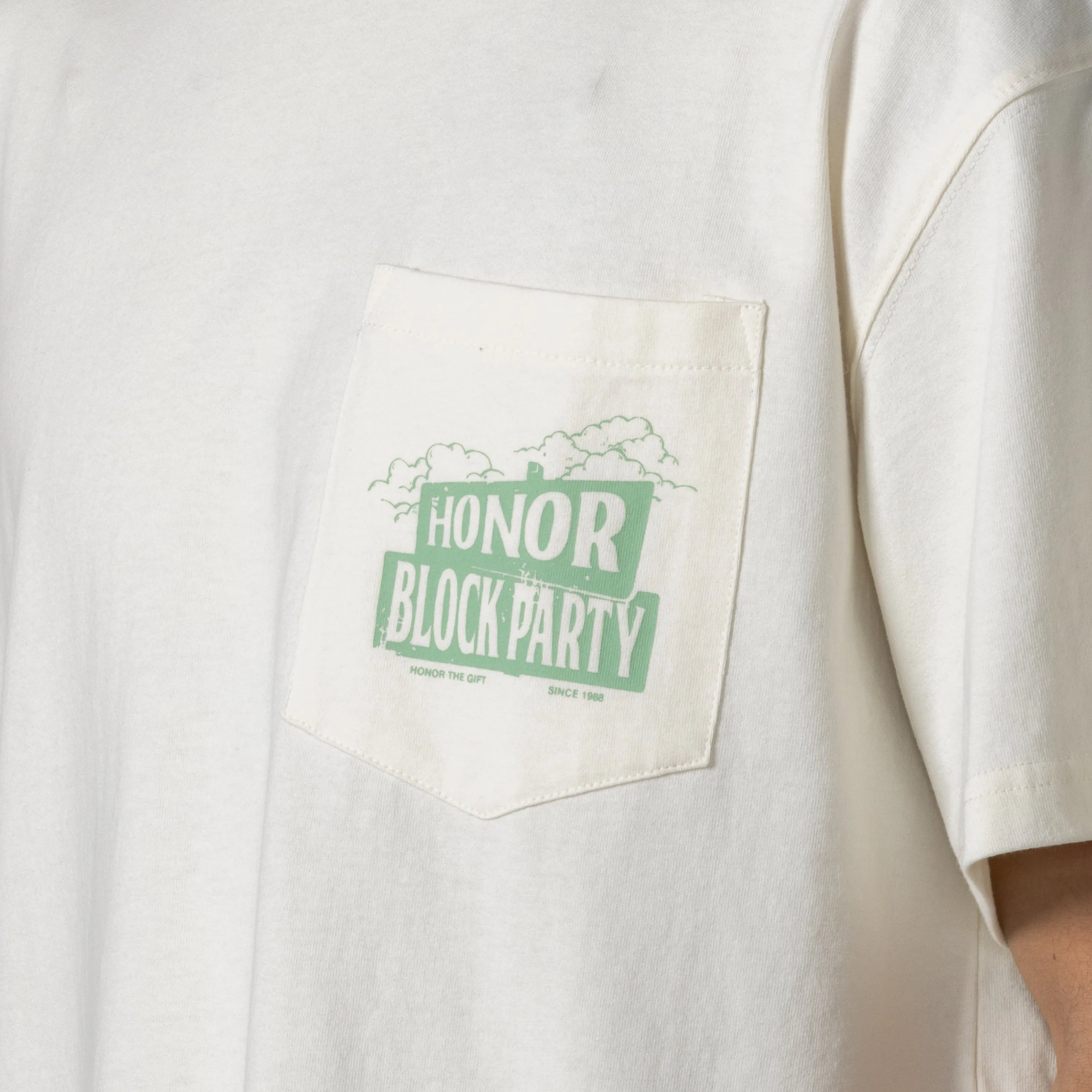 88 Block T-Shirt - Bone sold by Honor the Gift product image thumbnail 4